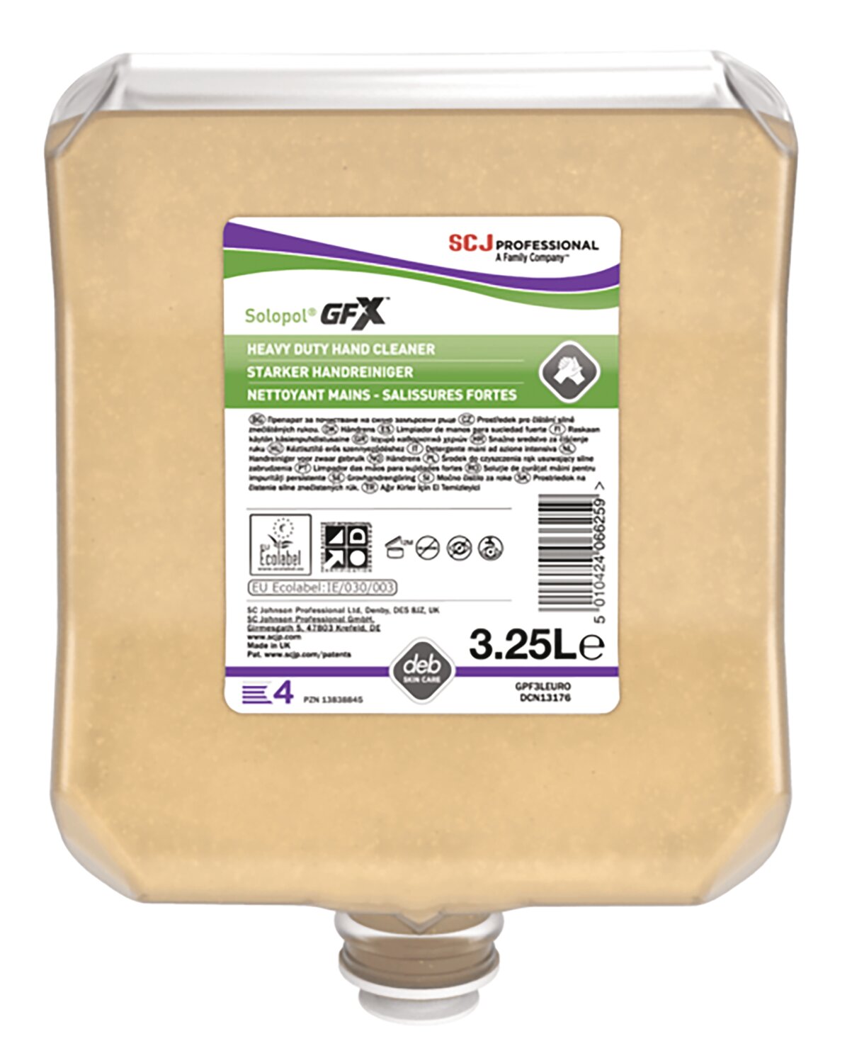 JABÓN DE ESPUMA CARTUCHO 3,25L SOLOPOL G