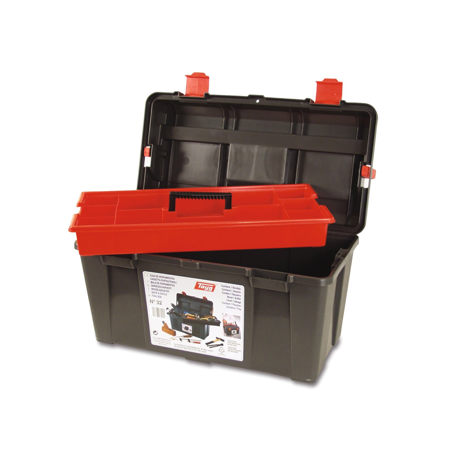 CAJA DE HERRAMIENTAS CON BANDEJA 480 MM