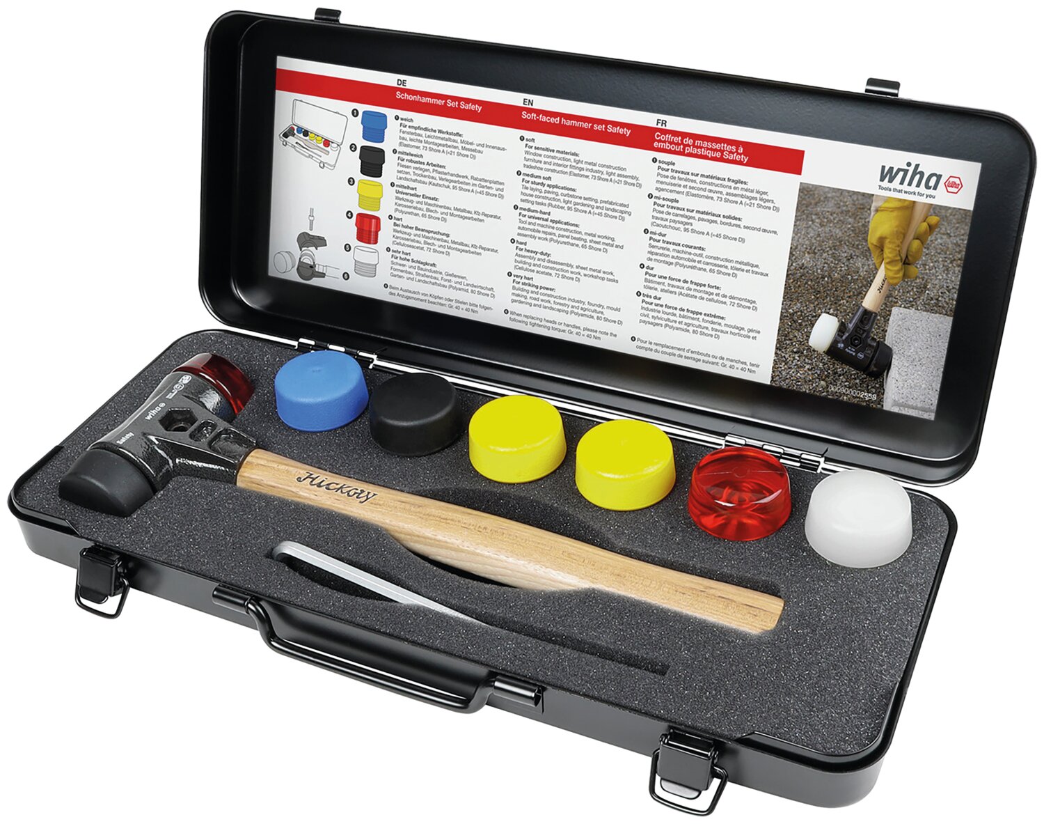 Juego de martillos de seguridad con 8 pu