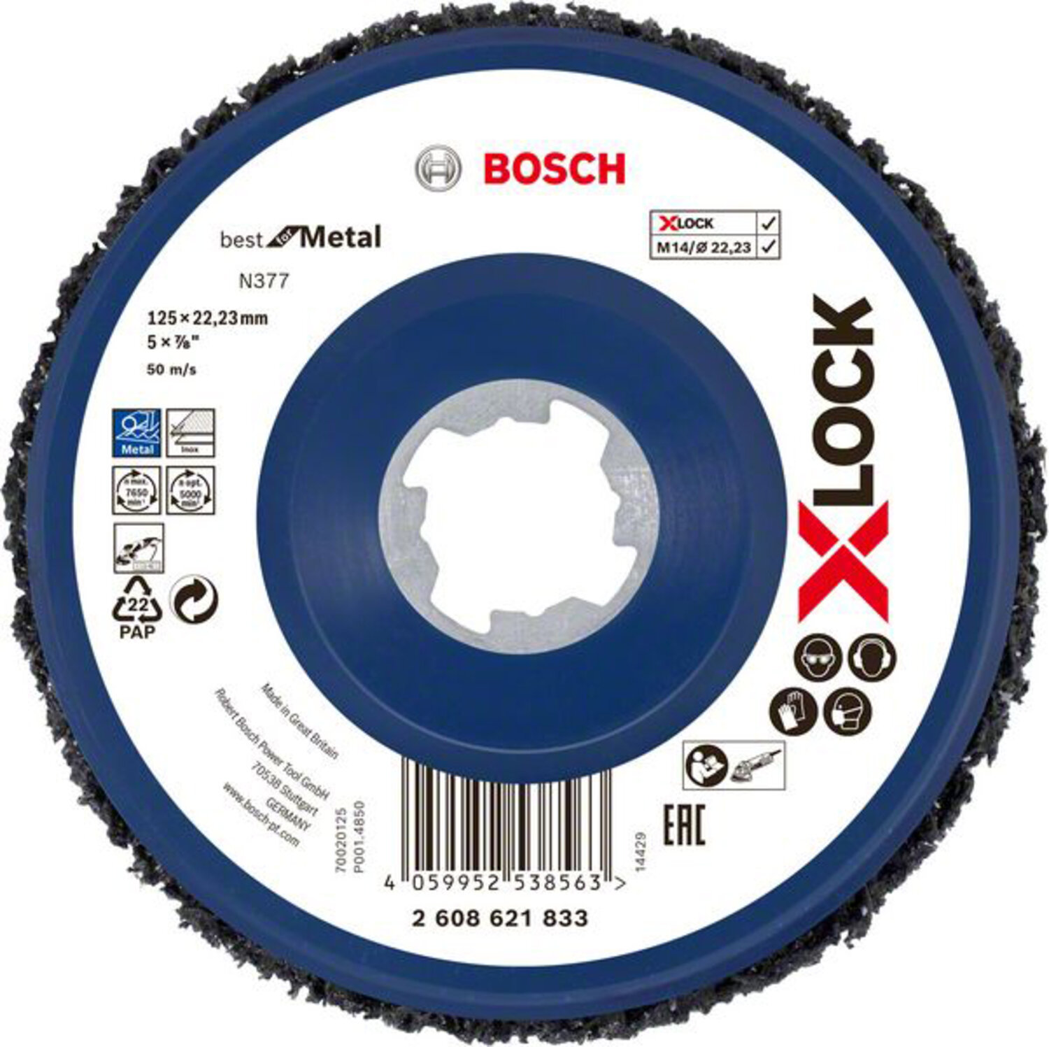 Disco de limpieza X-LOCK N377 125 mm