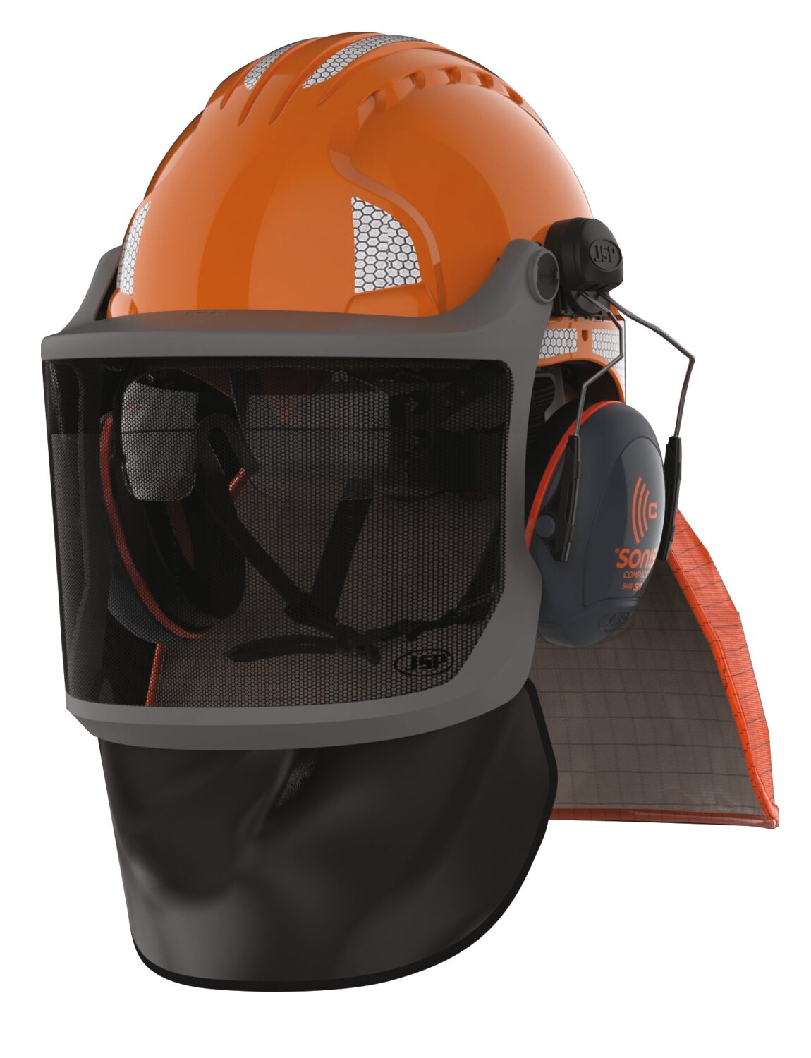 EVOGUARD CASCO FORESTAL NARANJA