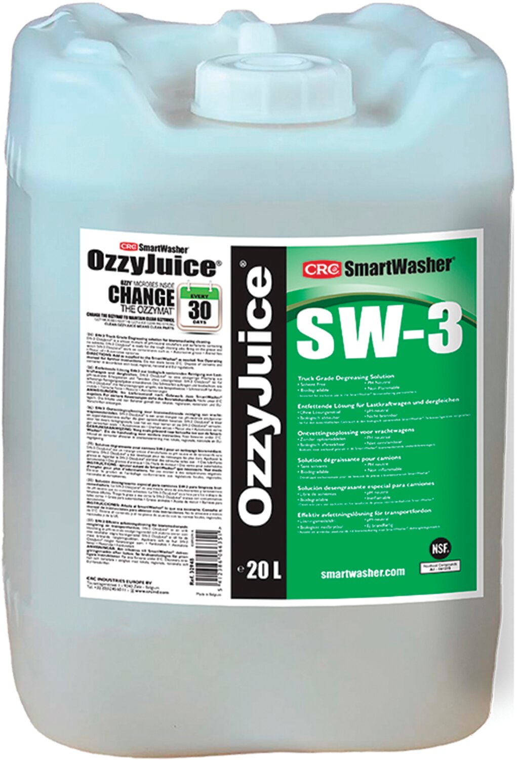 SOLUCIÓN DESENGRASANTE OZZYJUICE SW3 20L