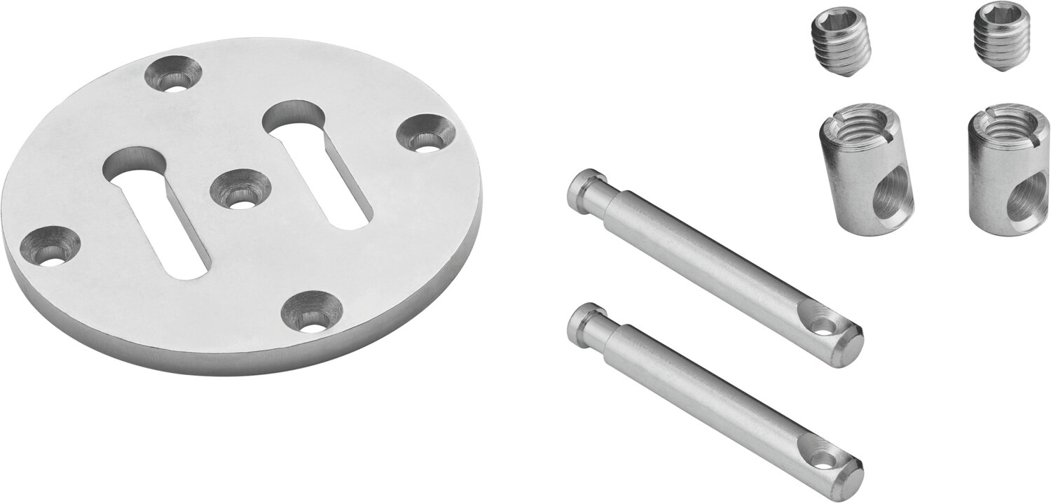 JUEGO DE CONECTORES RÁPIDOS PARA SOPORTE