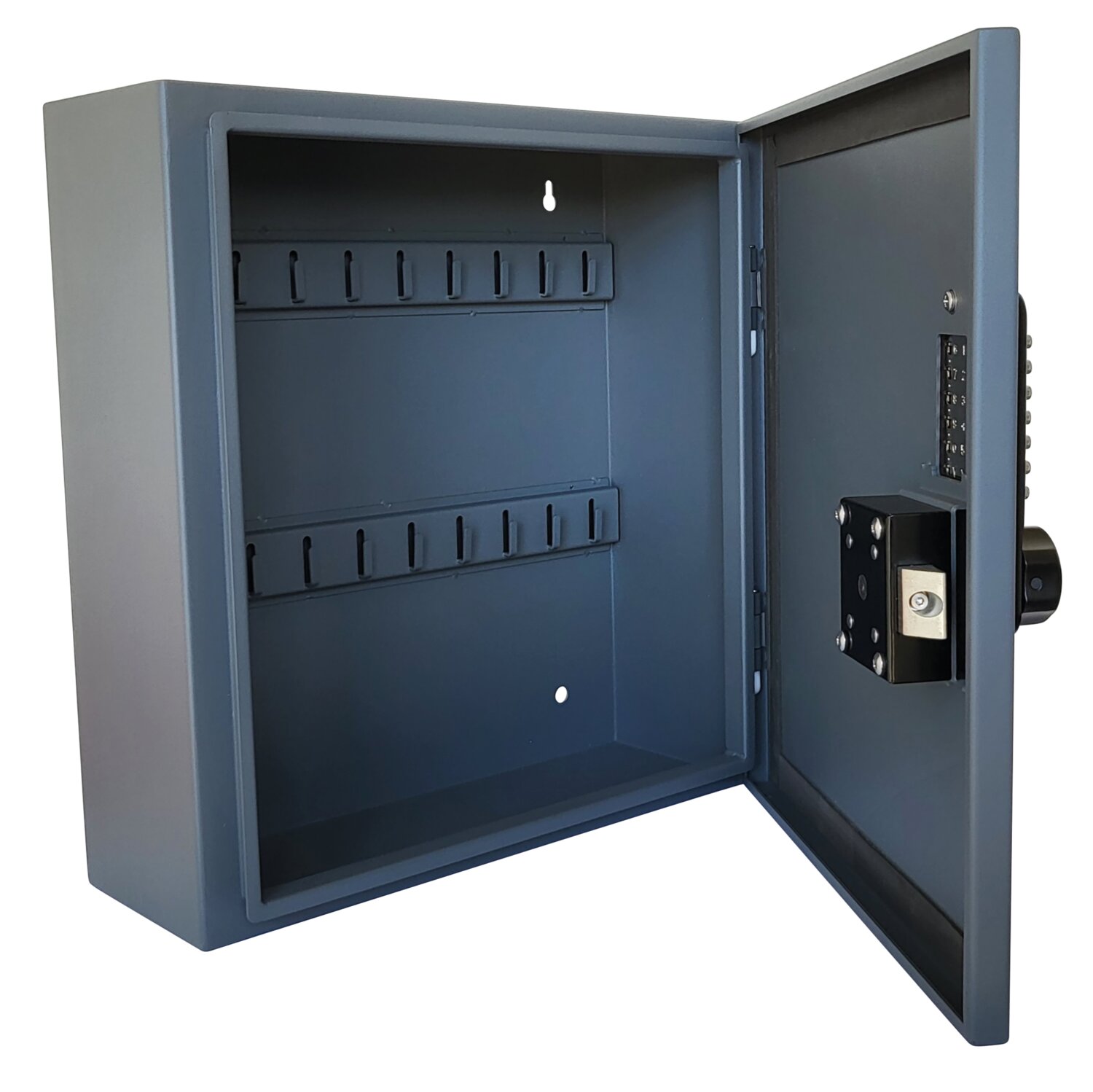 CAJA DE LLAVES K-SAFE CON 20 GANCHOS GRI