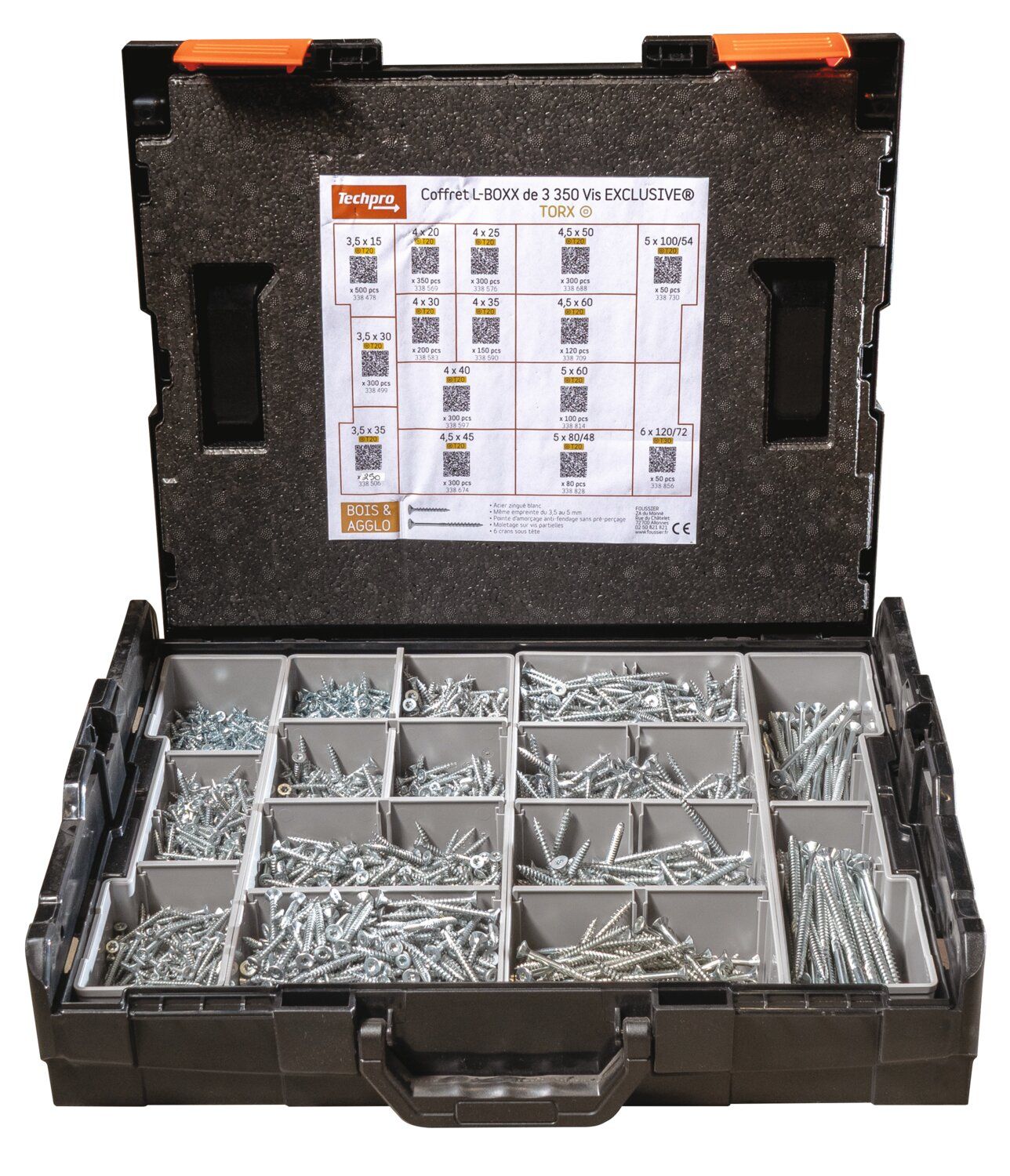 Juego de tornillos Torx