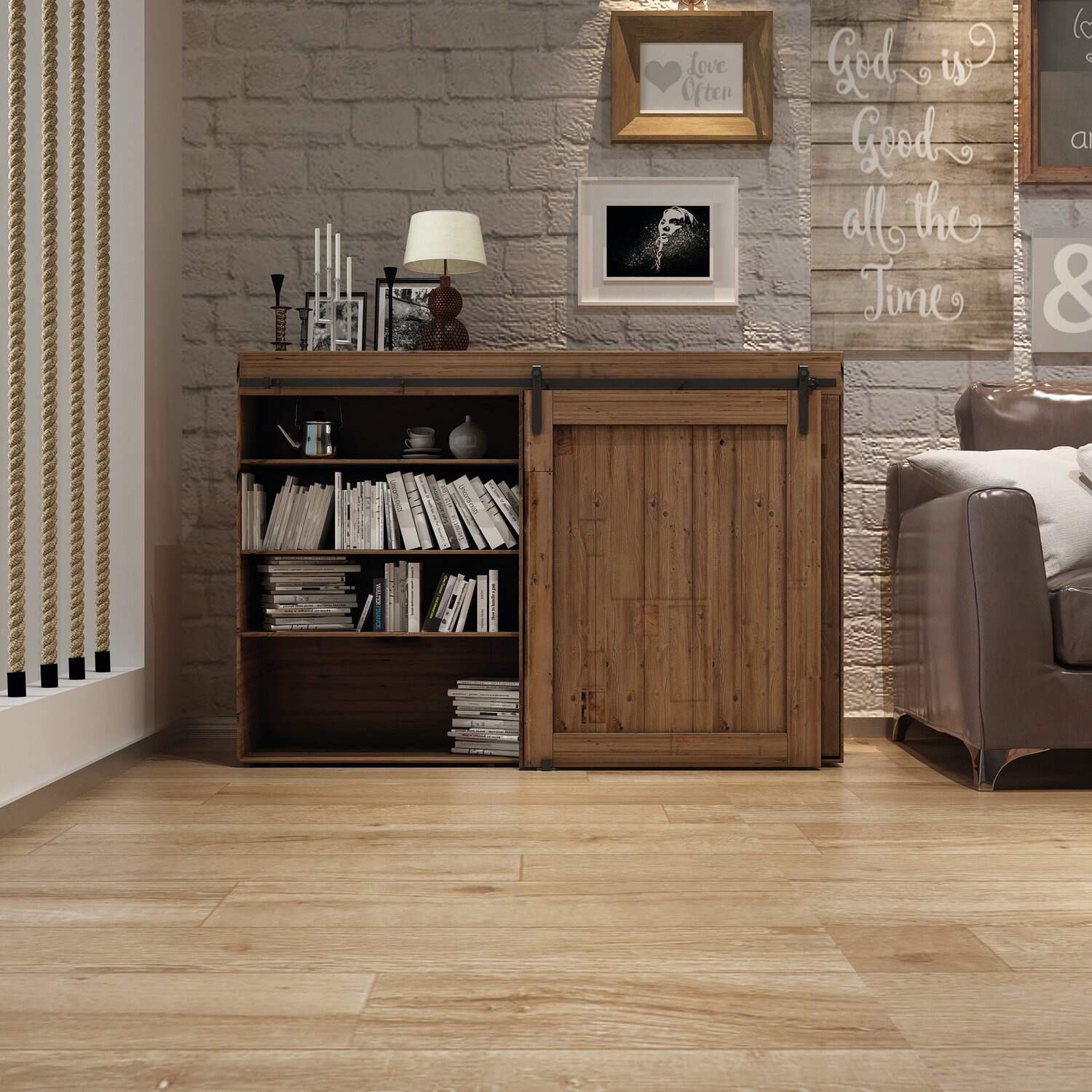 HERRAJES DESLIZANTES BARIO 5S ACERO L180