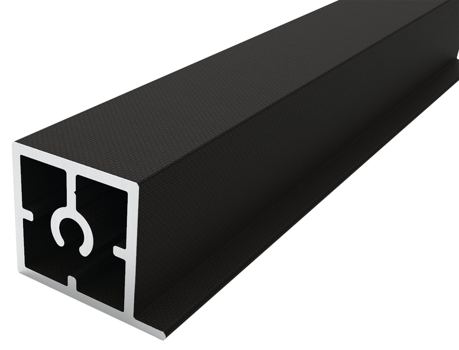 AIRGO PROFILE 20X20 P/TAB NEGRO GRA L:25