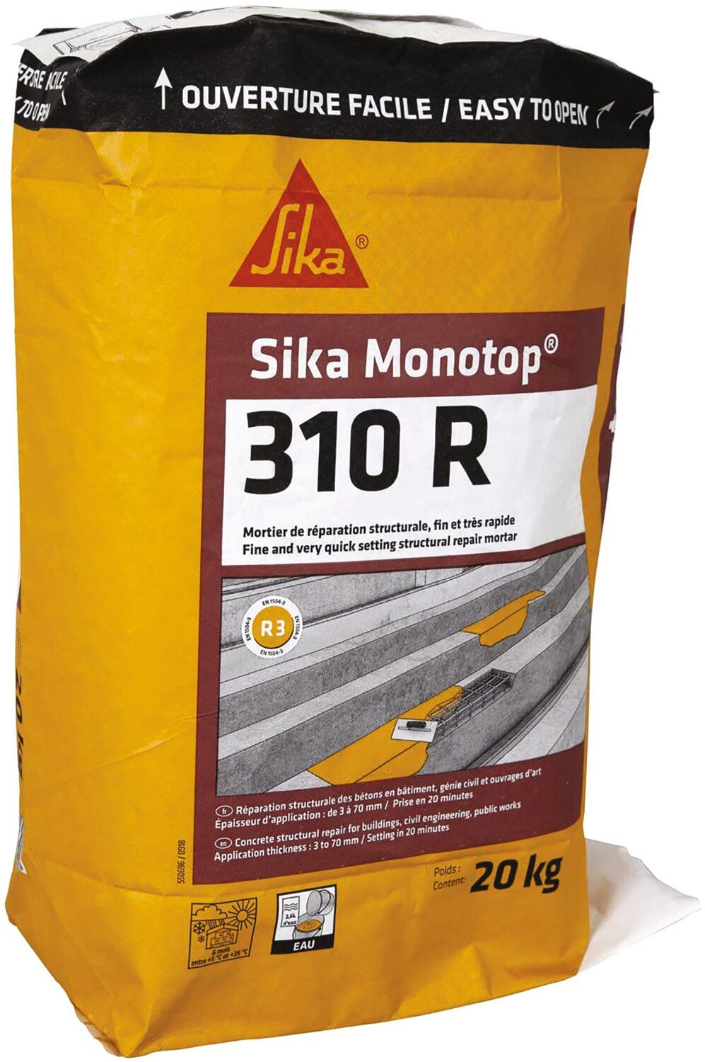 MONOTOP-310R BOLSA GRIS 20KG X3