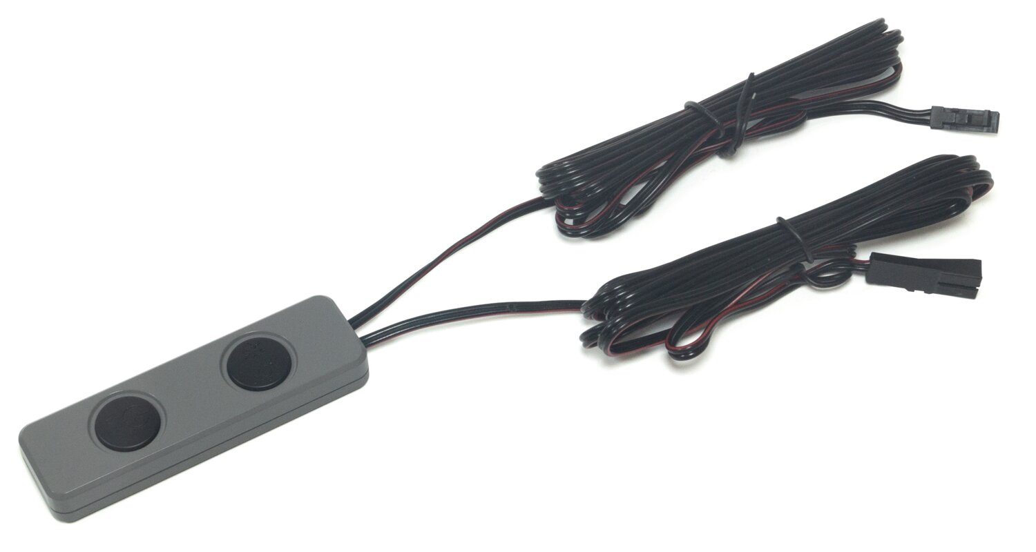 DIMMER + INTERRUPTOR DOBLE COLOR 12V