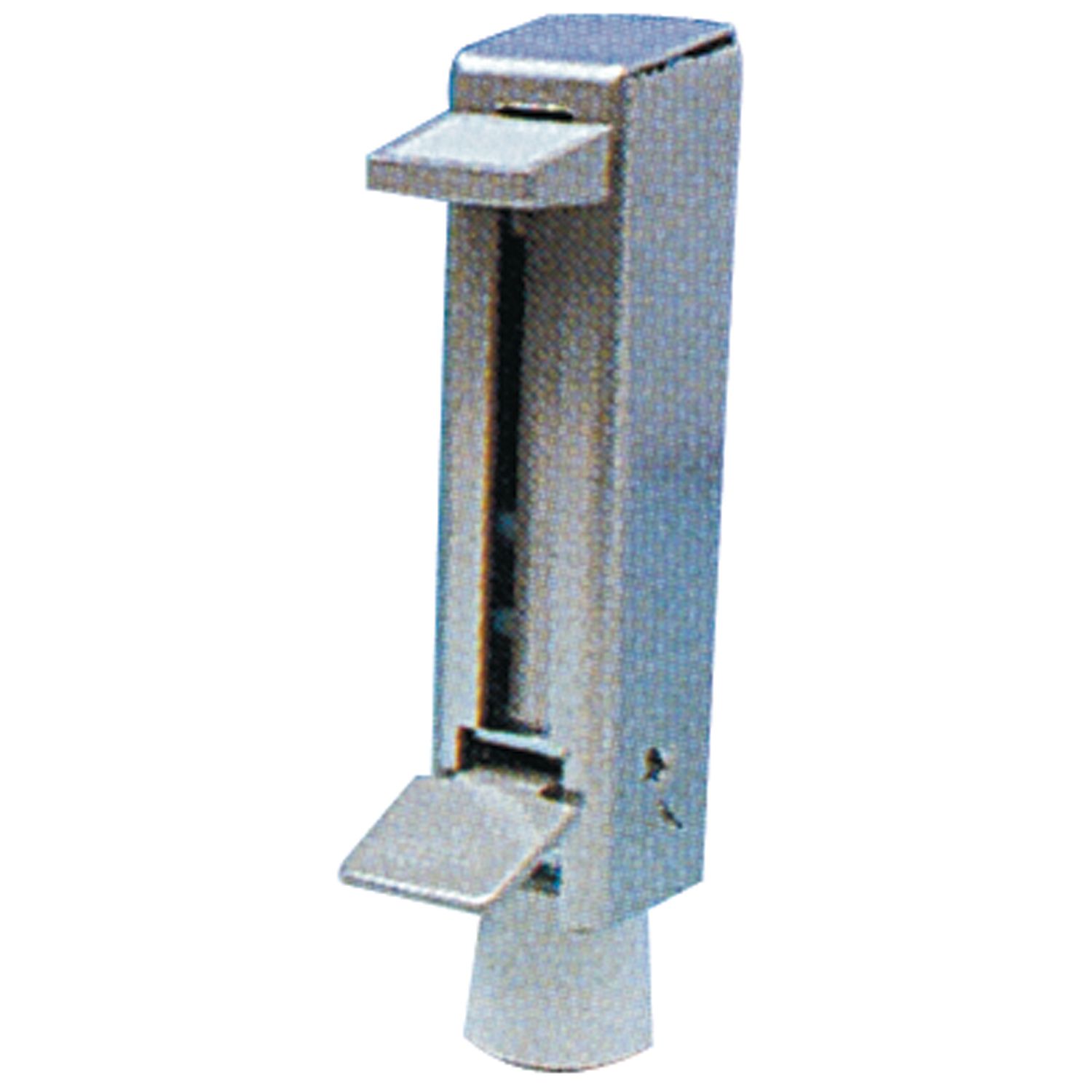 TOPE DE PUERTA PESADO PLATA ALTO 150MM