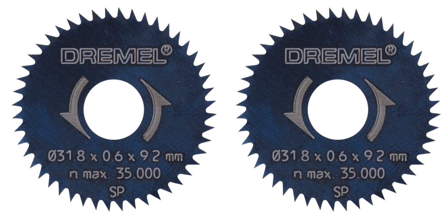 JUEGO DE 2 CUCHILLAS DE 31,8 DREMEL 546