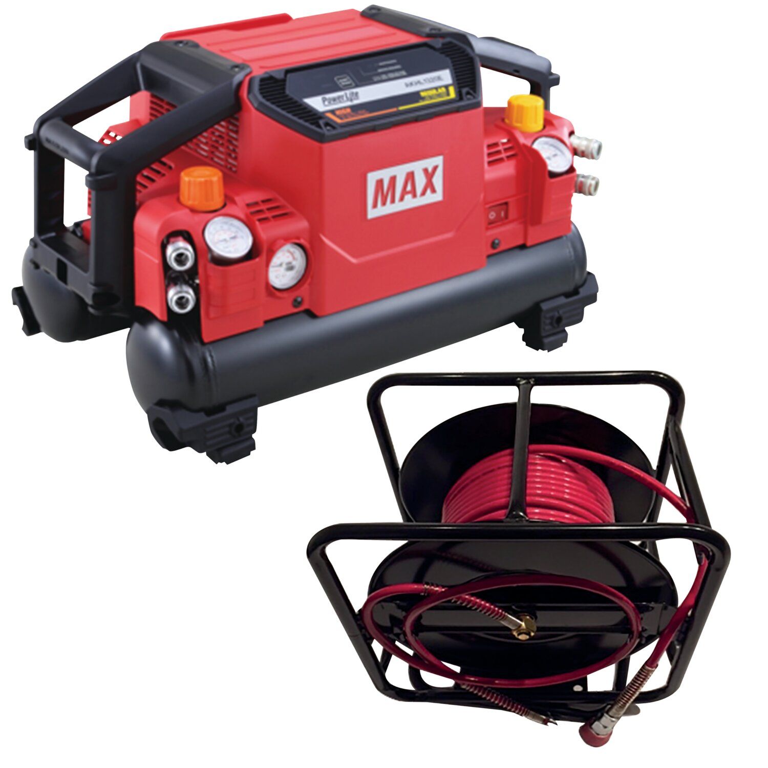 COMPRESSEUR MAX AKHL 1320E+ENROULEUR 30M