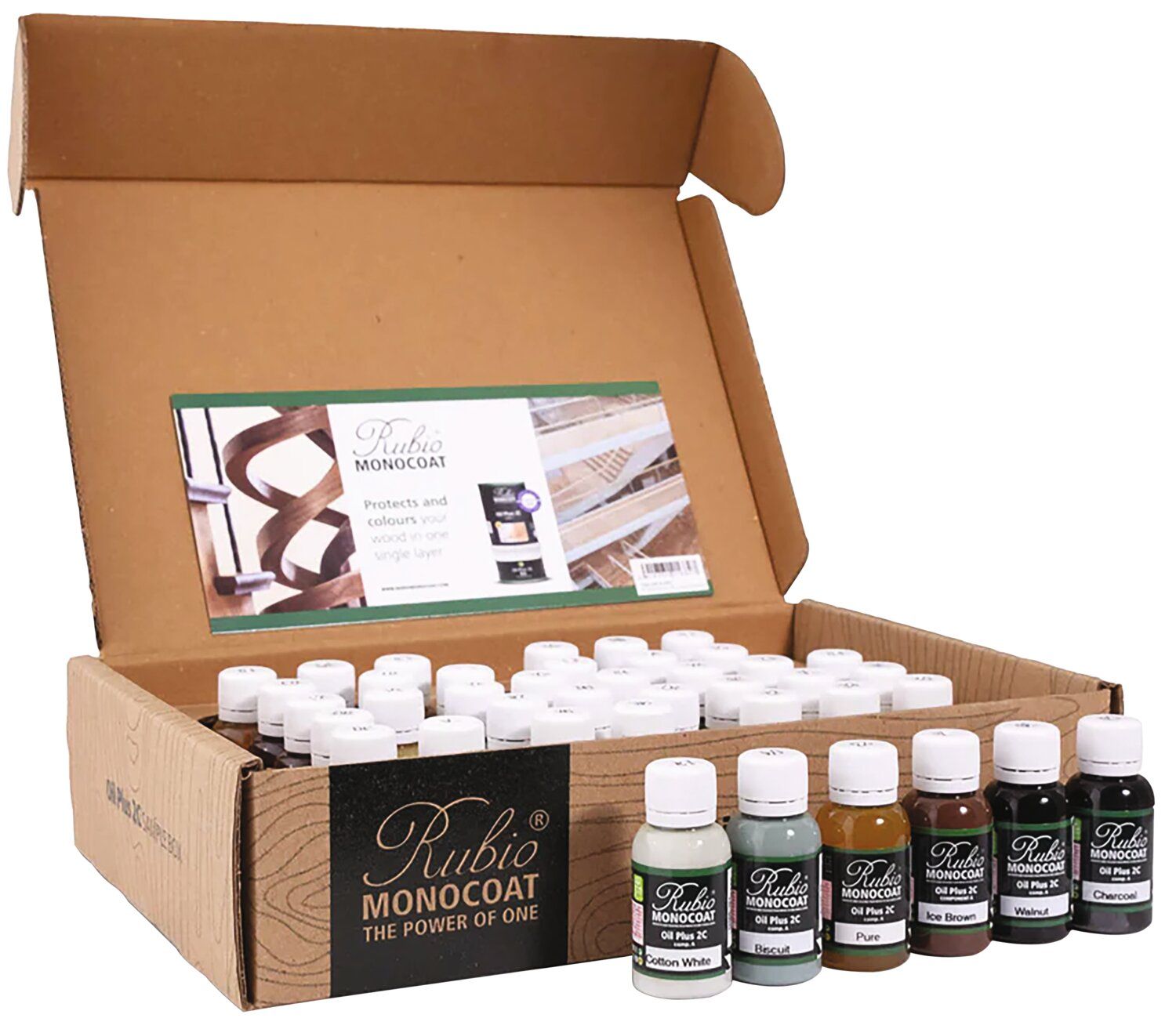ESTUCHE 20MLX40 COLORES ACEITE PLUS 2C