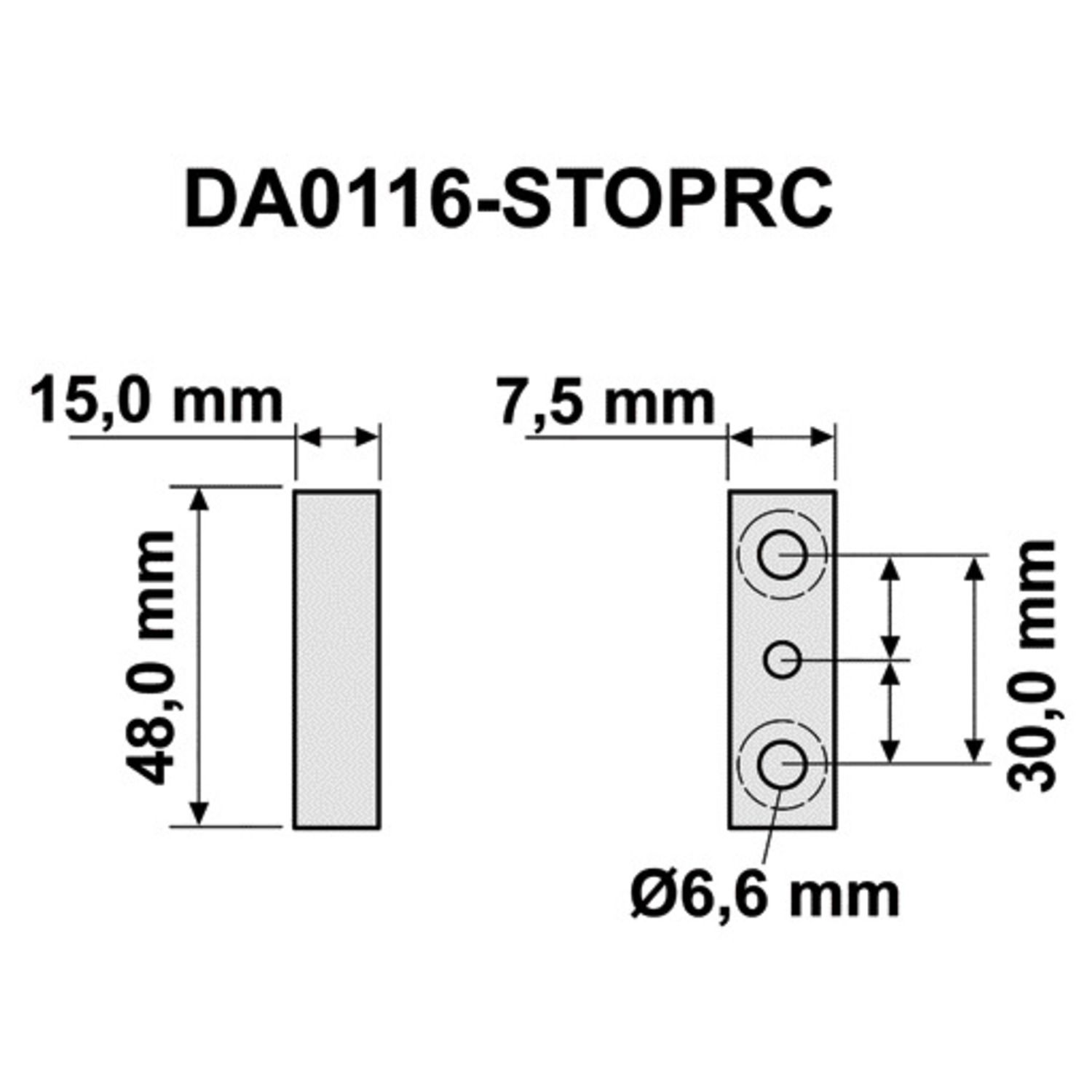 PAR DE TOPES DA0116RC