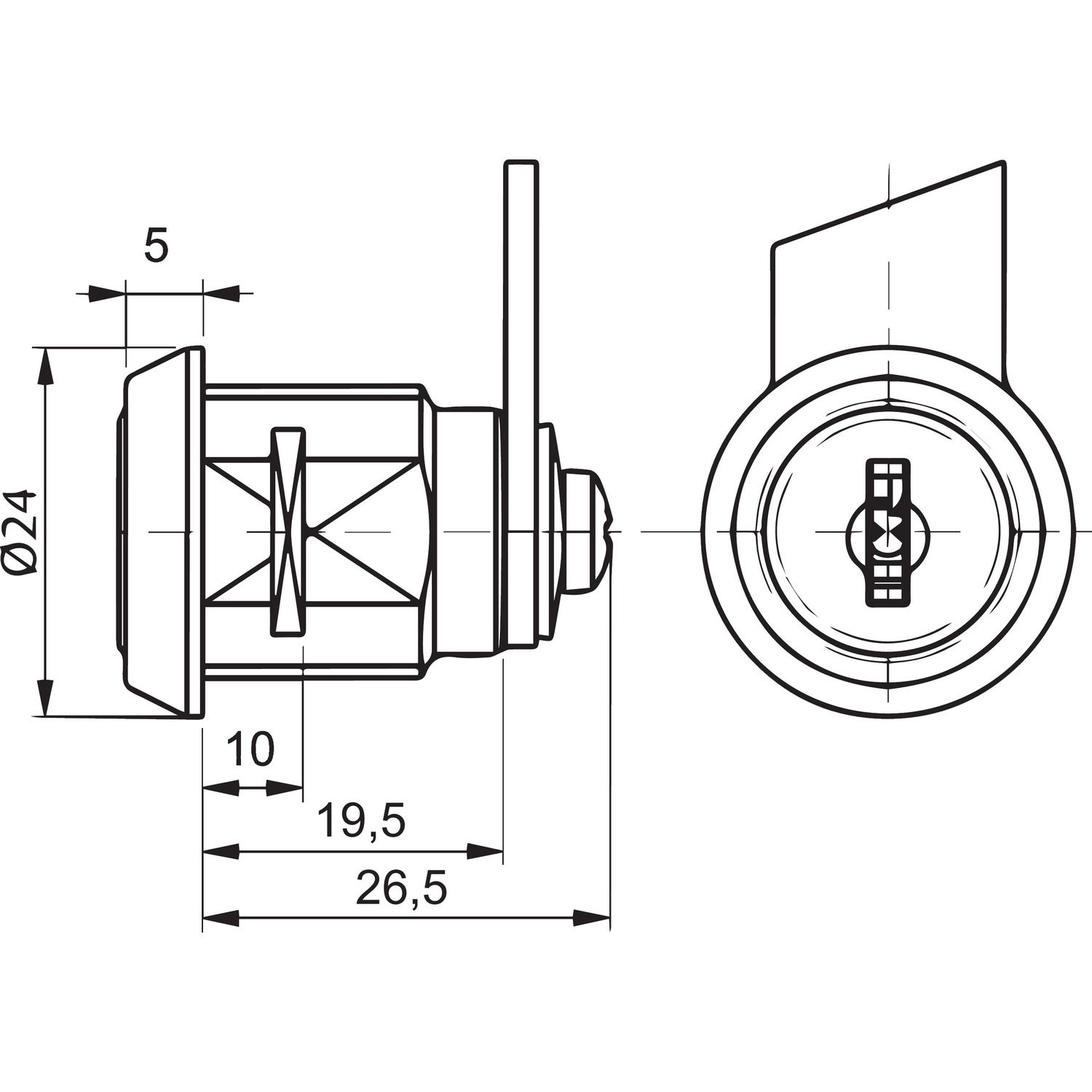 CILINDRO DESGRANADOR 14200-01 + LEVA 159