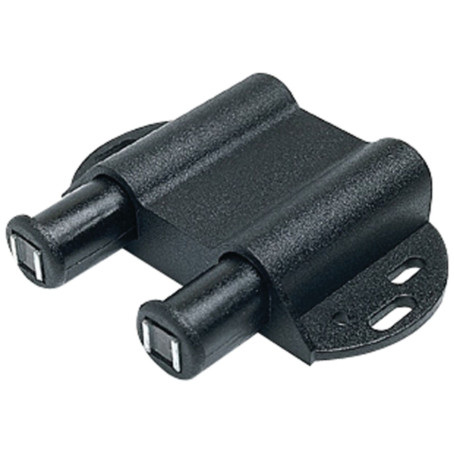 PESTILLO DE DOBLE MUELLE NEGRO