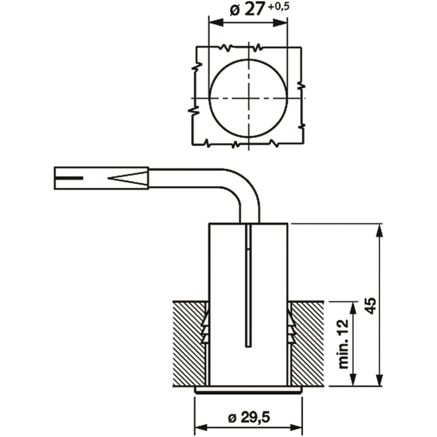 INTERRUPTOR EMPOTRADO ALU F/SPOT LED 230