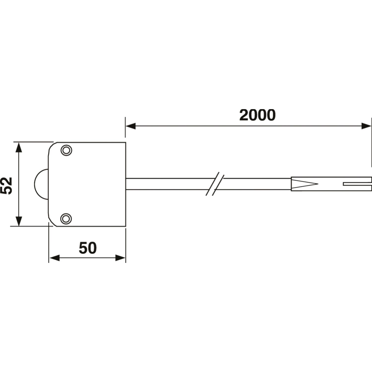 CONTACTOR PTE P/SPOT LED 230V CABLE 2M