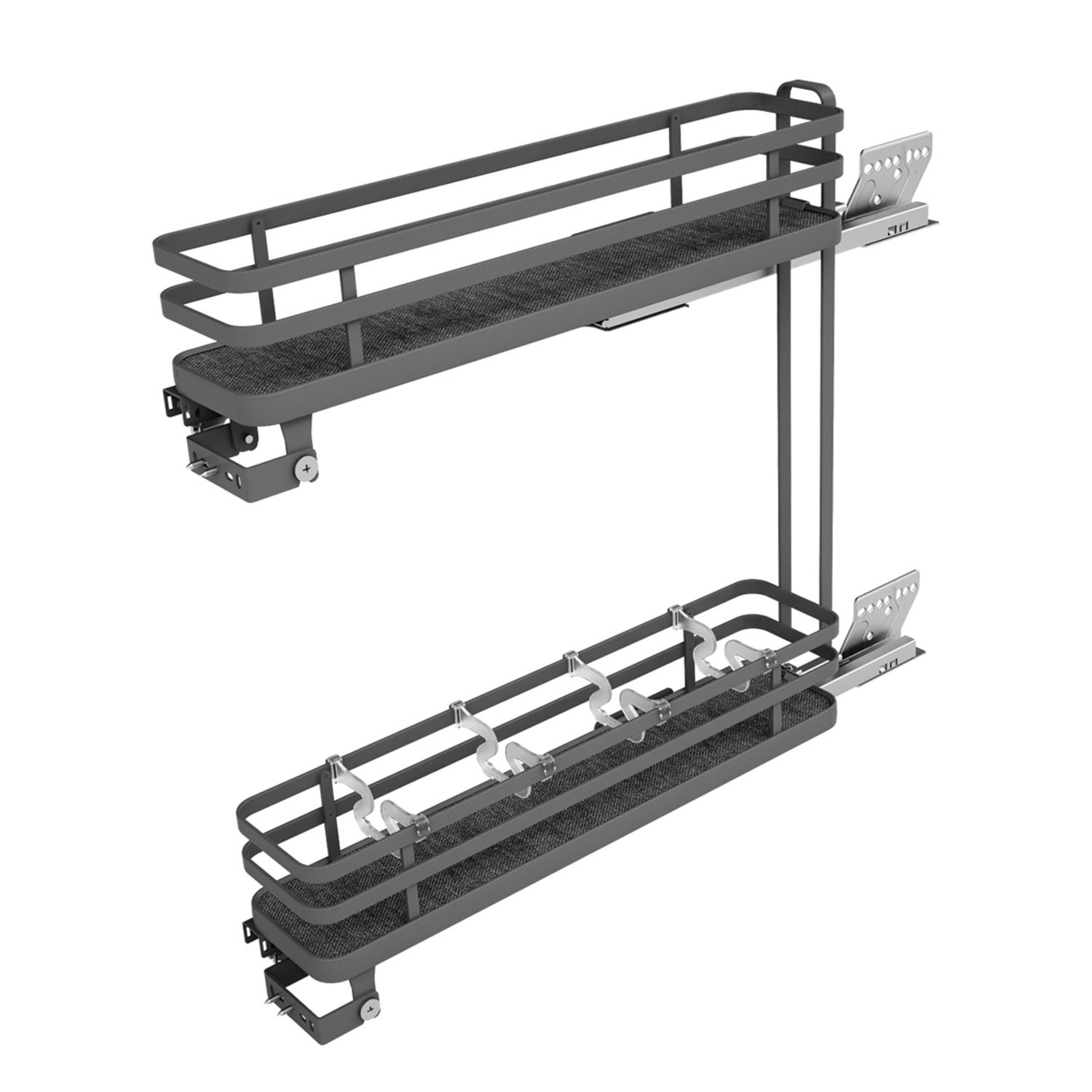 CESTA CORREDERA S/TOT MEUB150 ORI GRIS