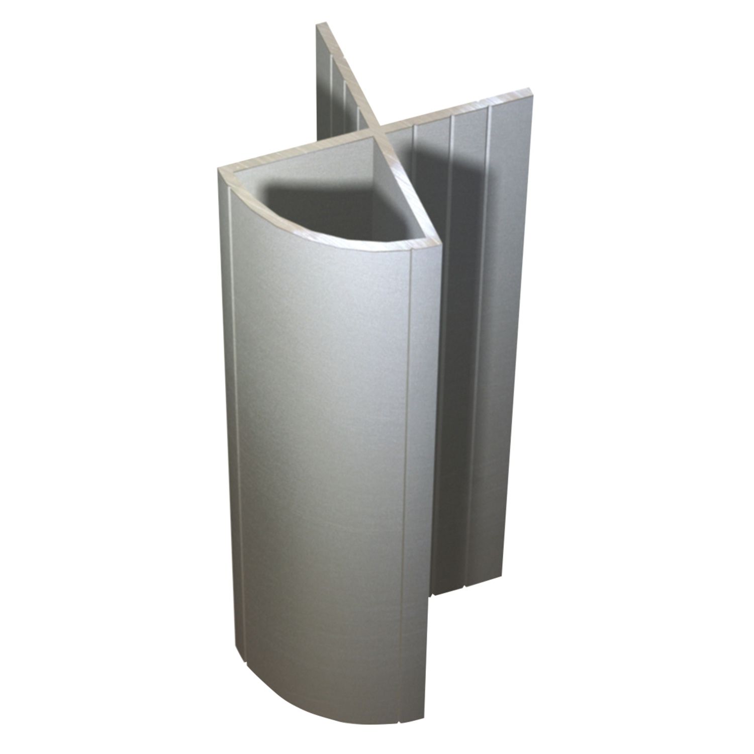 PERFIL ANGULAR REDONDEADO DE ALUMINIO