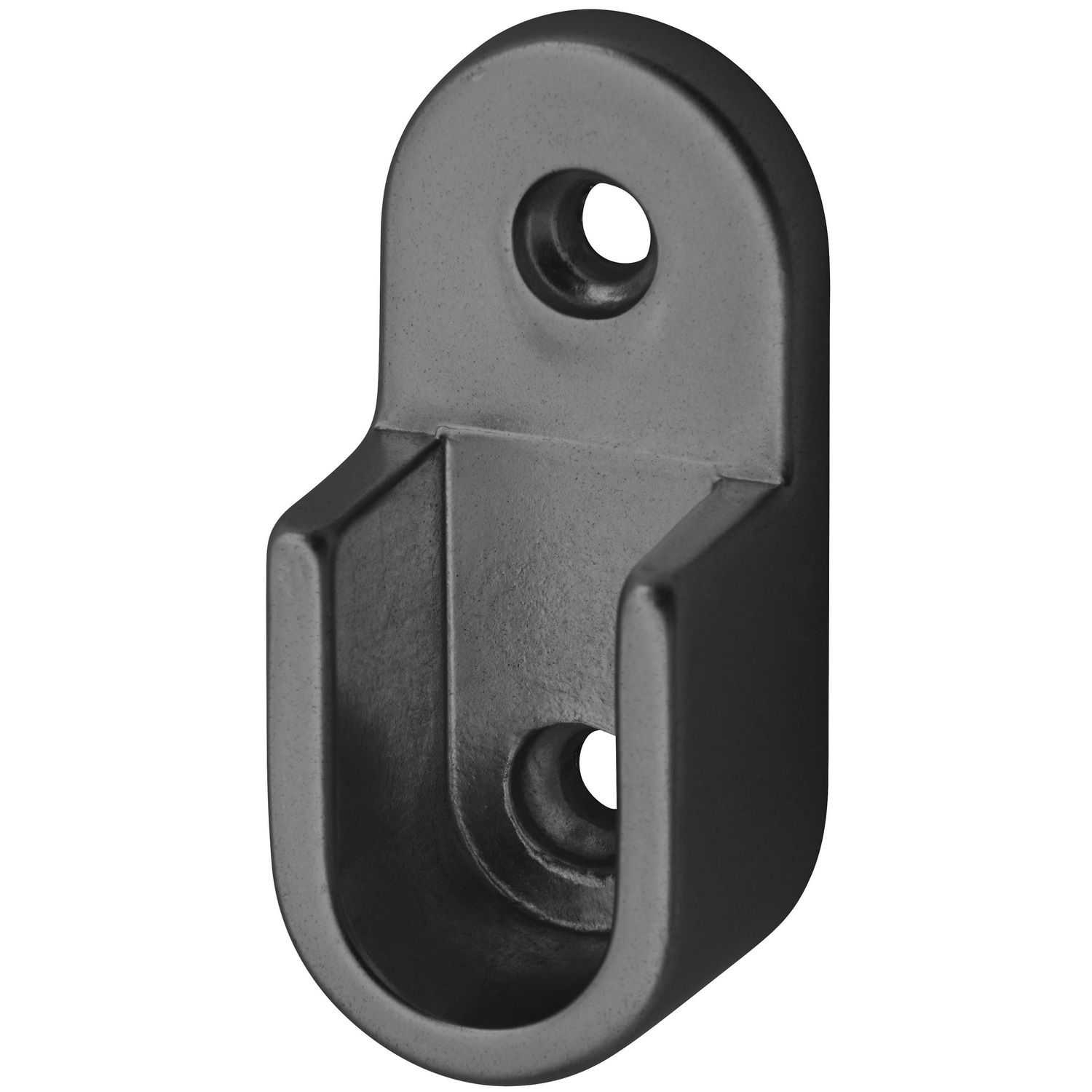 SOPORTE EXTREMO TUBO 30X14 NEGRO MATE