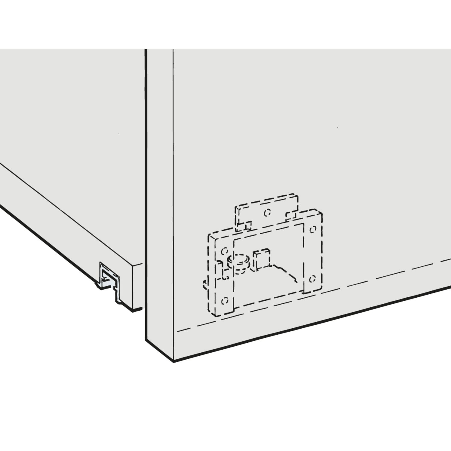 RLT ALUMINIO CARRIL SIMPLE REGAL A 250MM