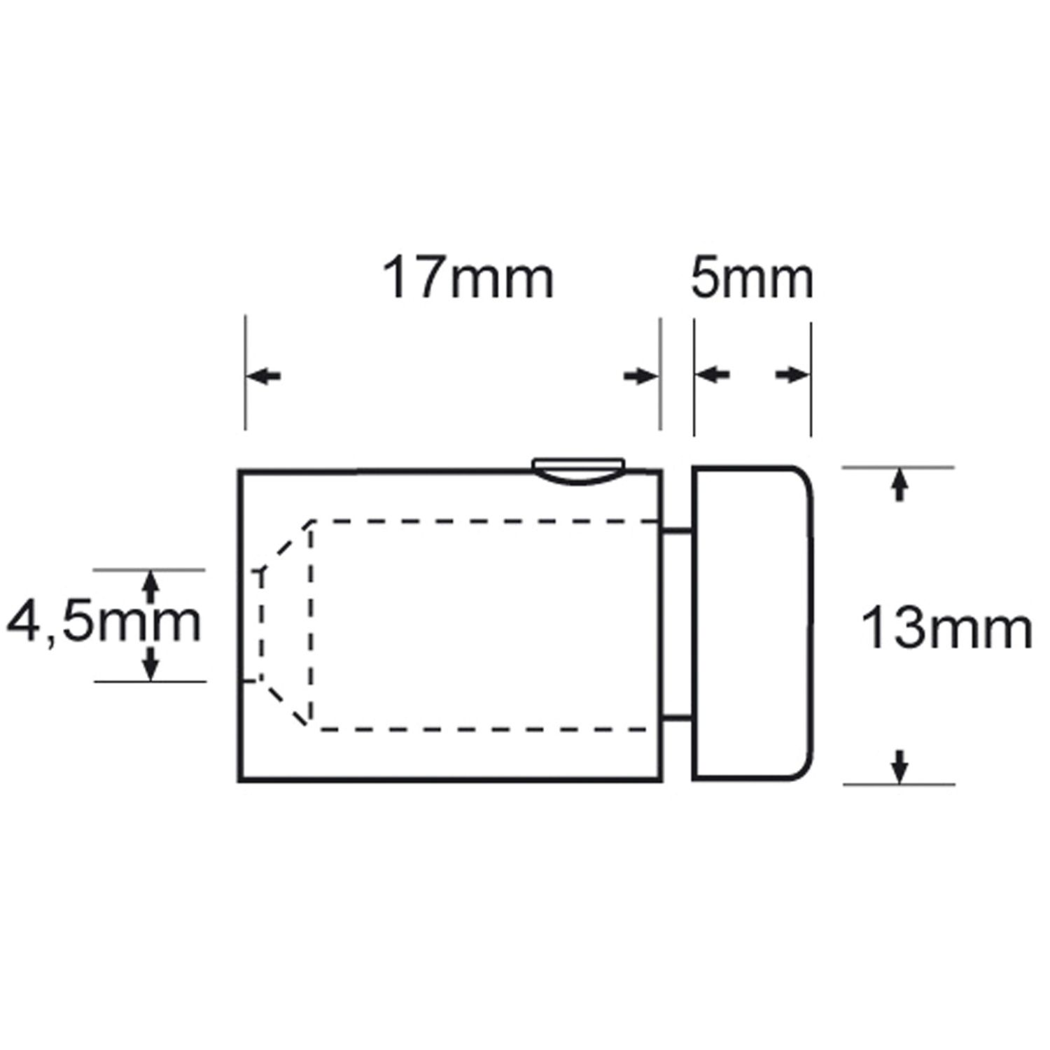 PLACA DE PARED P/PANEL TALADRO 9mm ALU