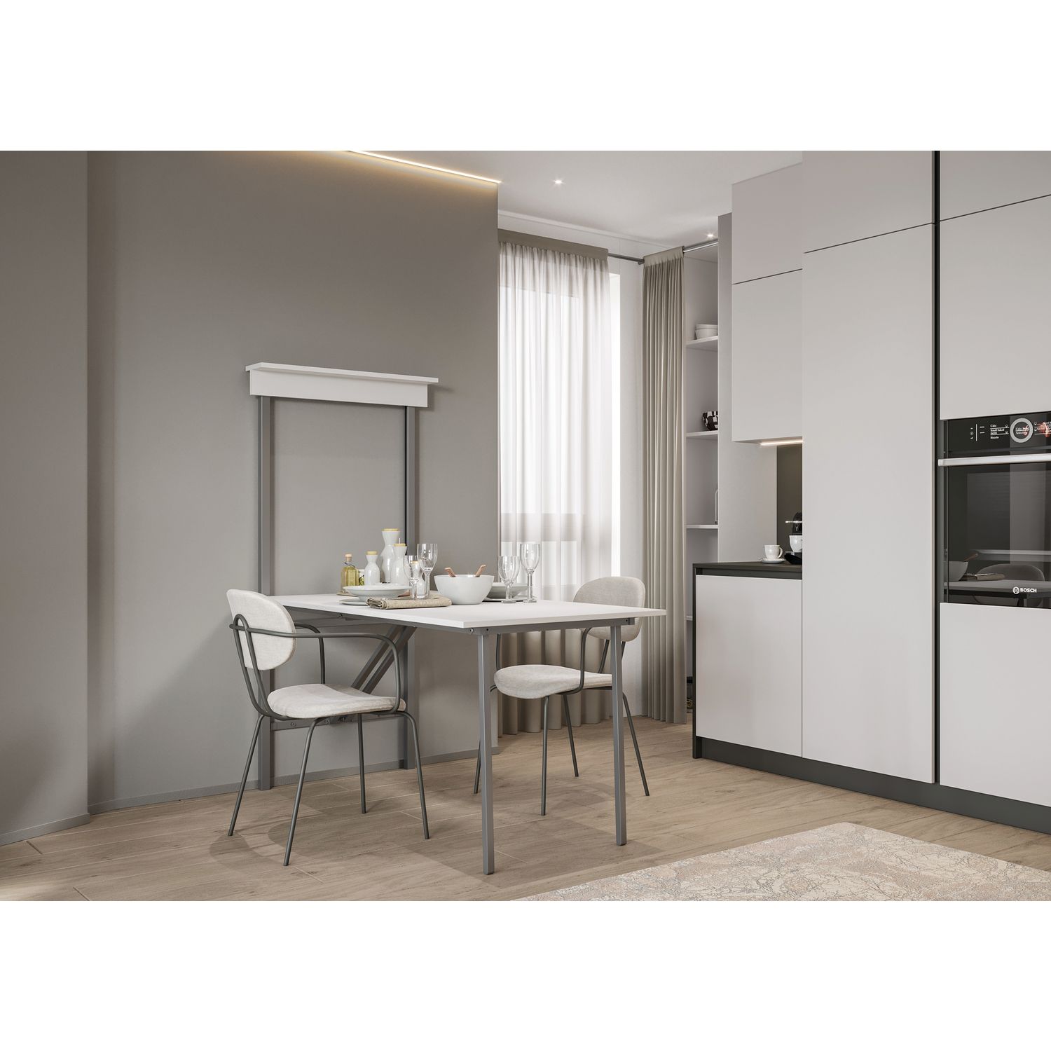 RAFFAELLO MESA PLEGABLE HARDWARE