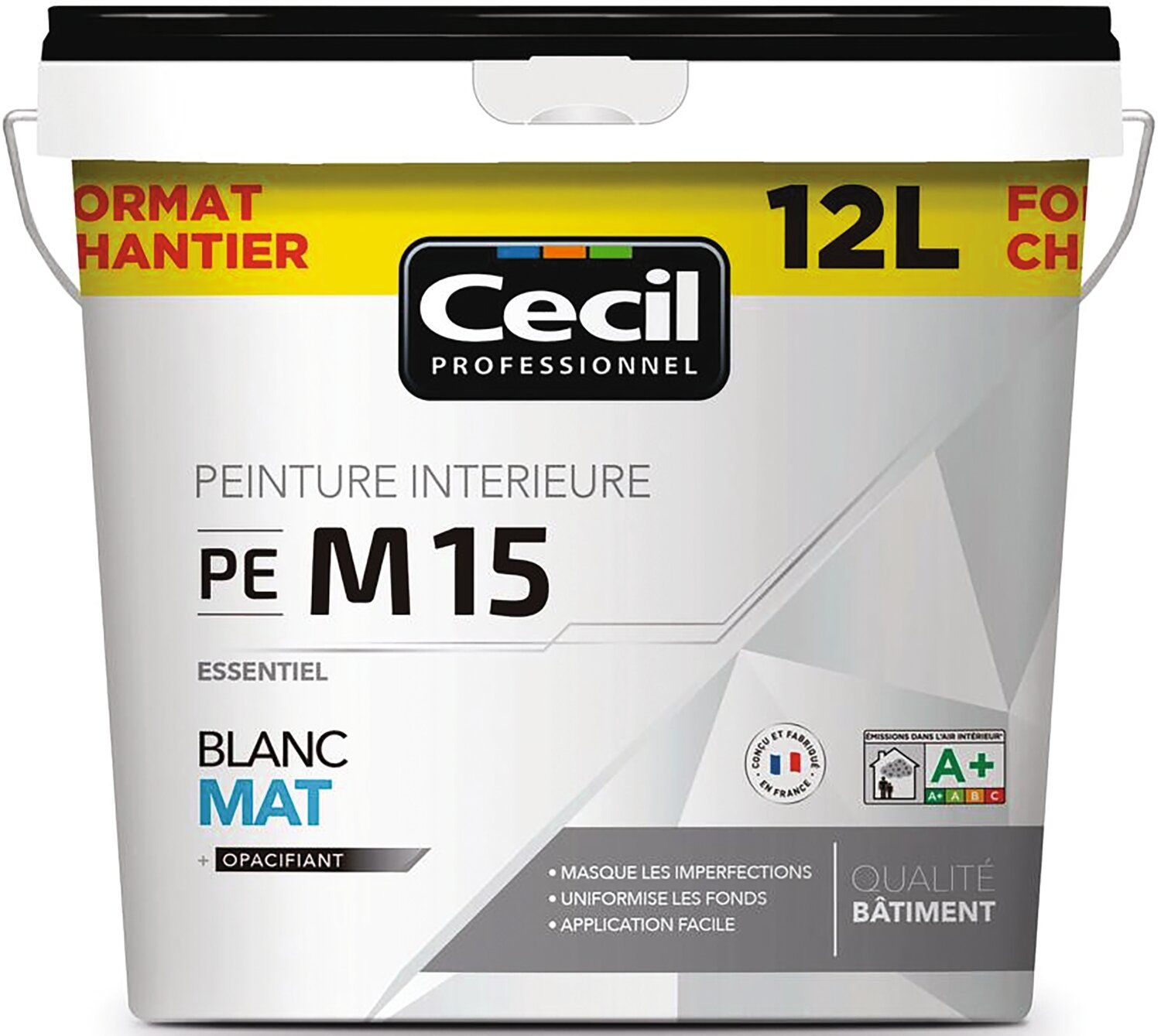 PINTURA FINT CHNTR PE M15 BLC MAT 12L
