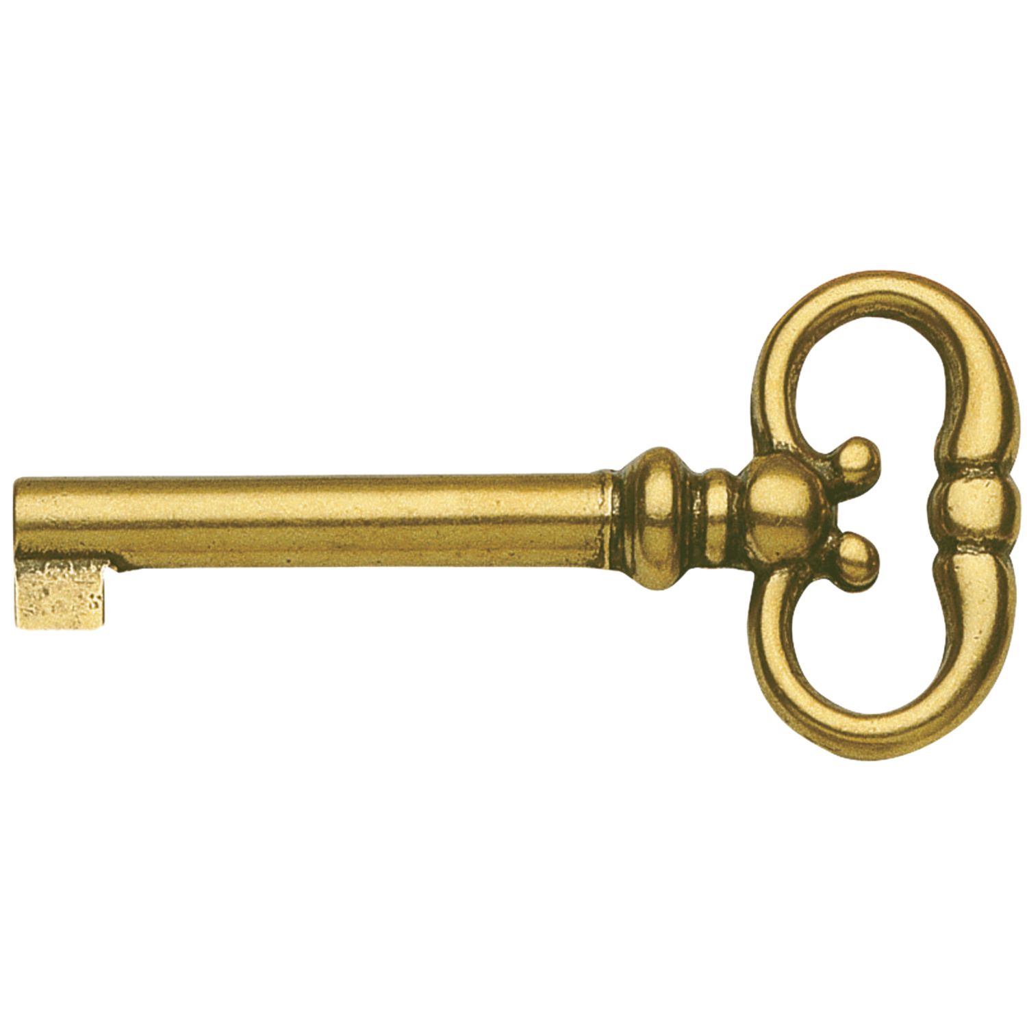 LLAVE MUSLERA LT LATÓN PULIDO VARILLA L=