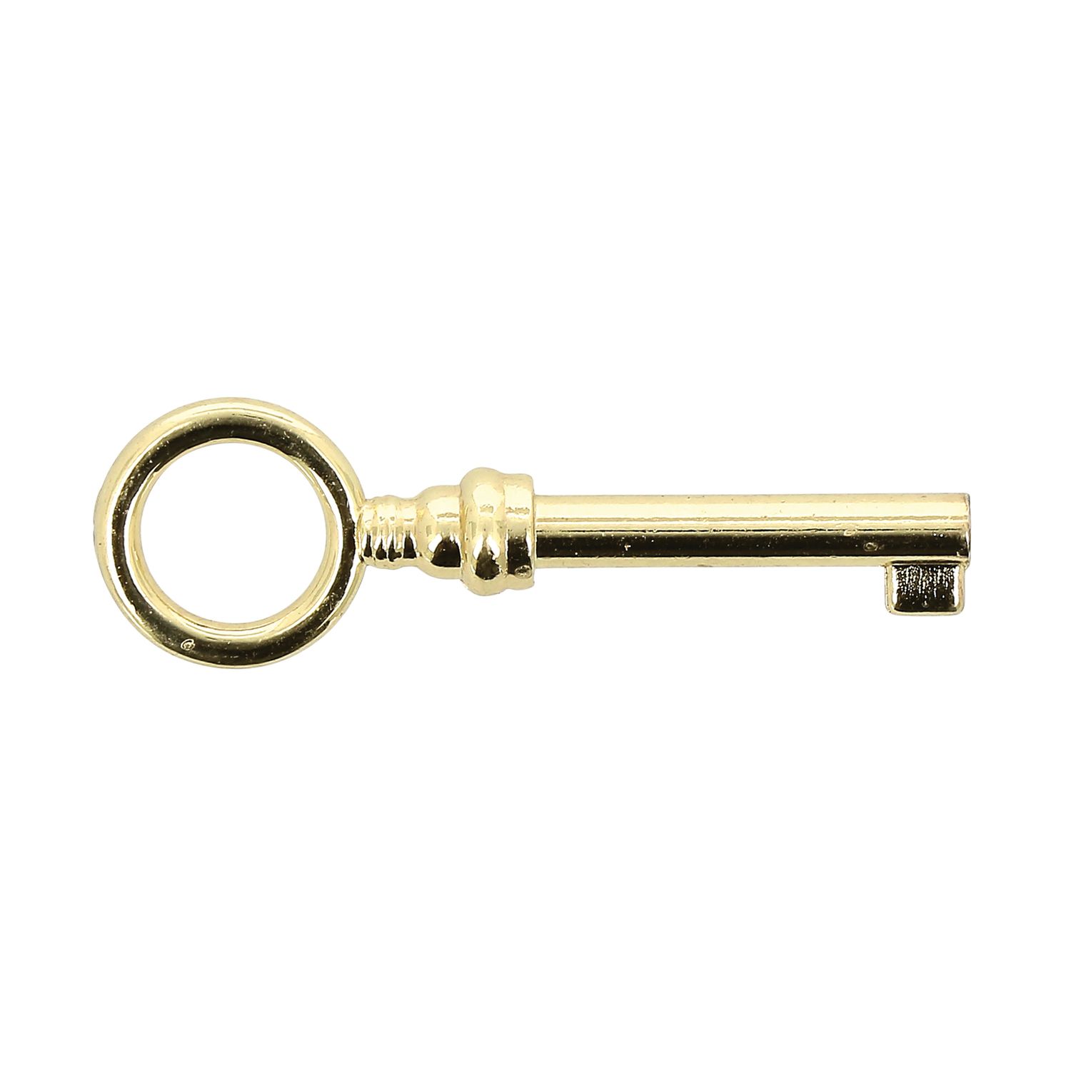 LLAVE REDONDA ZAMAK ESPIGA LATÓN 35