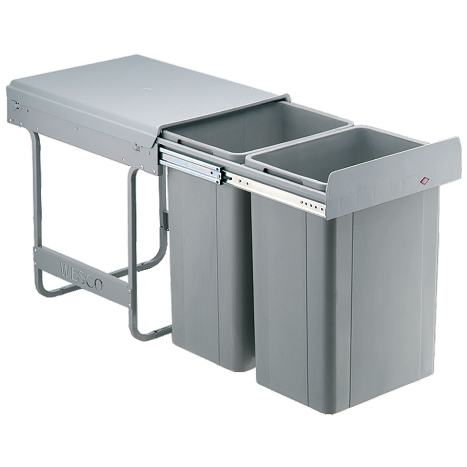 2 CUBO GRANDE 52L GRIS
