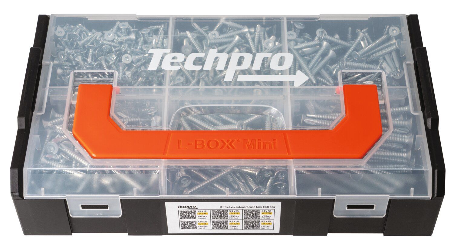 L-BOXX juego de 1160 tornillos exclusive