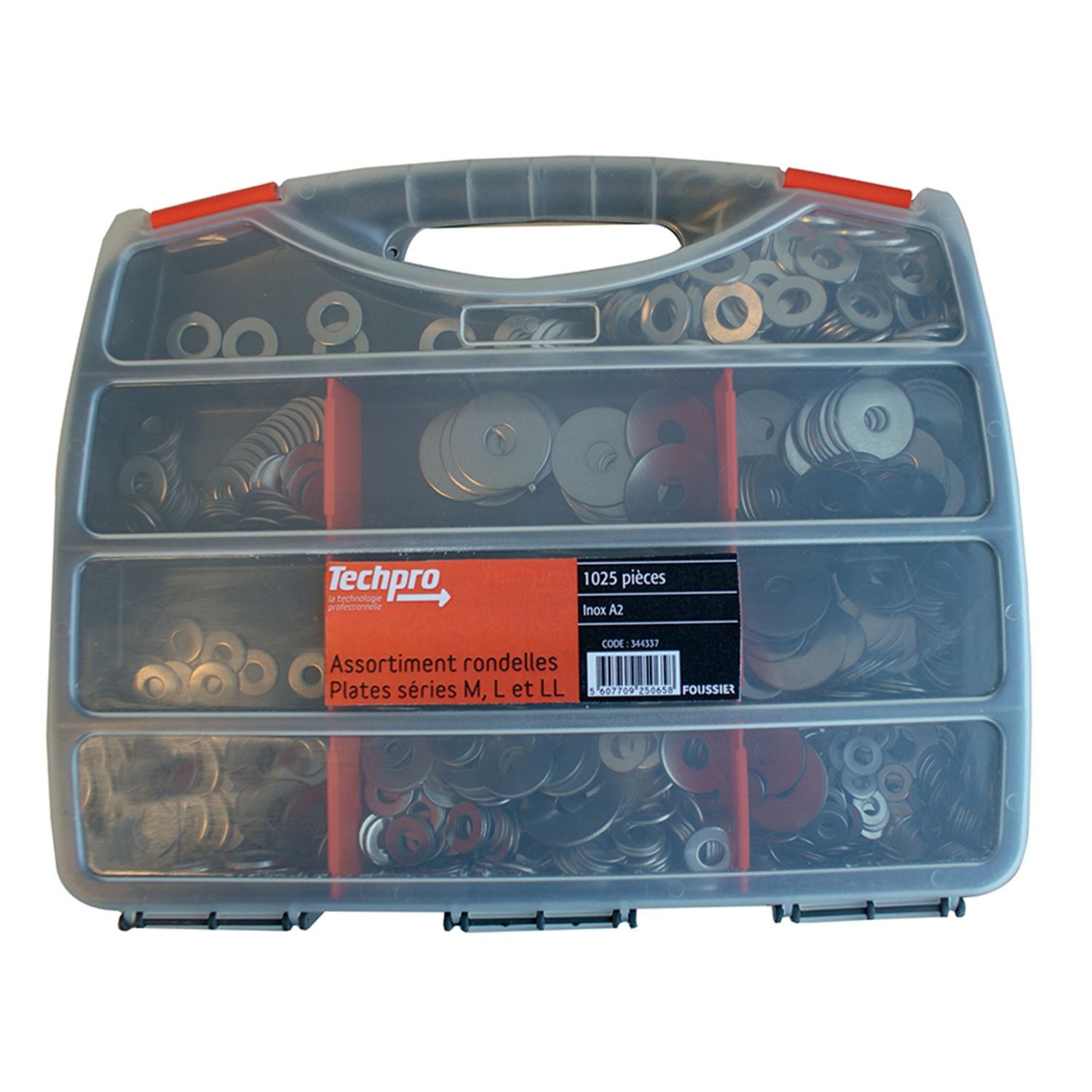 COF TECHPRO ARANDELA PLANA M/L/LL ACERO