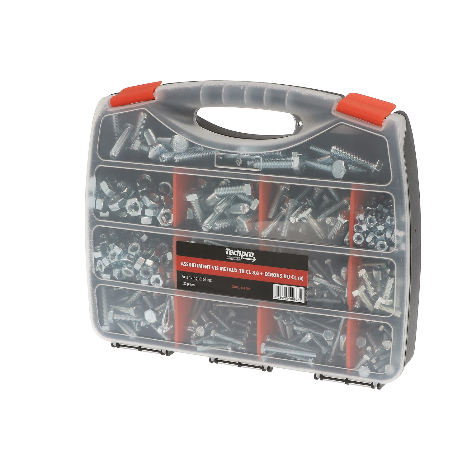 COF TECHPRO VIS MET TH+ECROU HU AC ZG BL