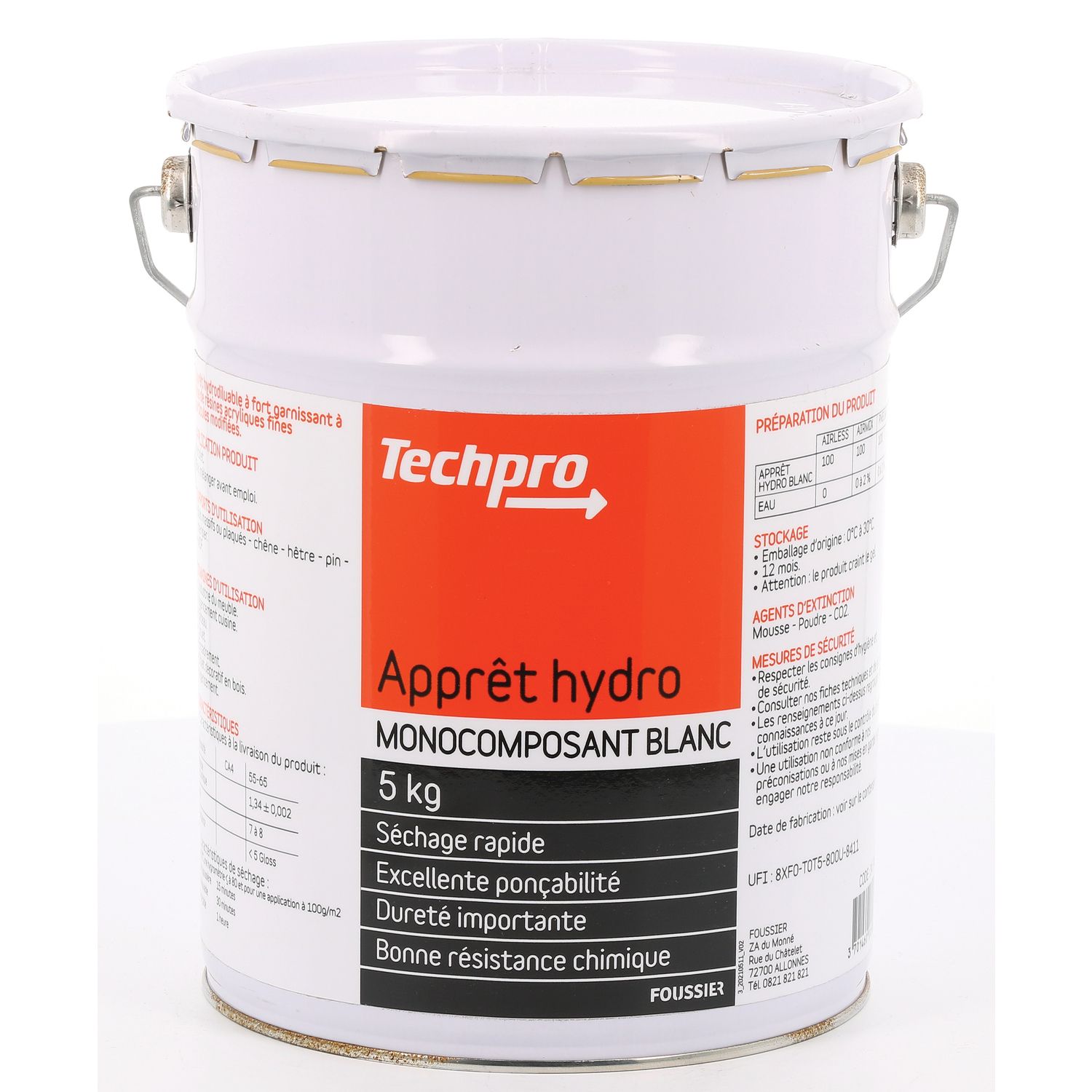 APPRET HYDRO WHITE TECHPRO 5KG