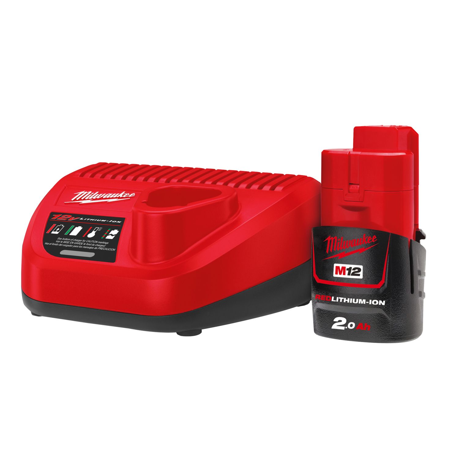 12V MILWAUKEE CARGADOR DE BATERÍA