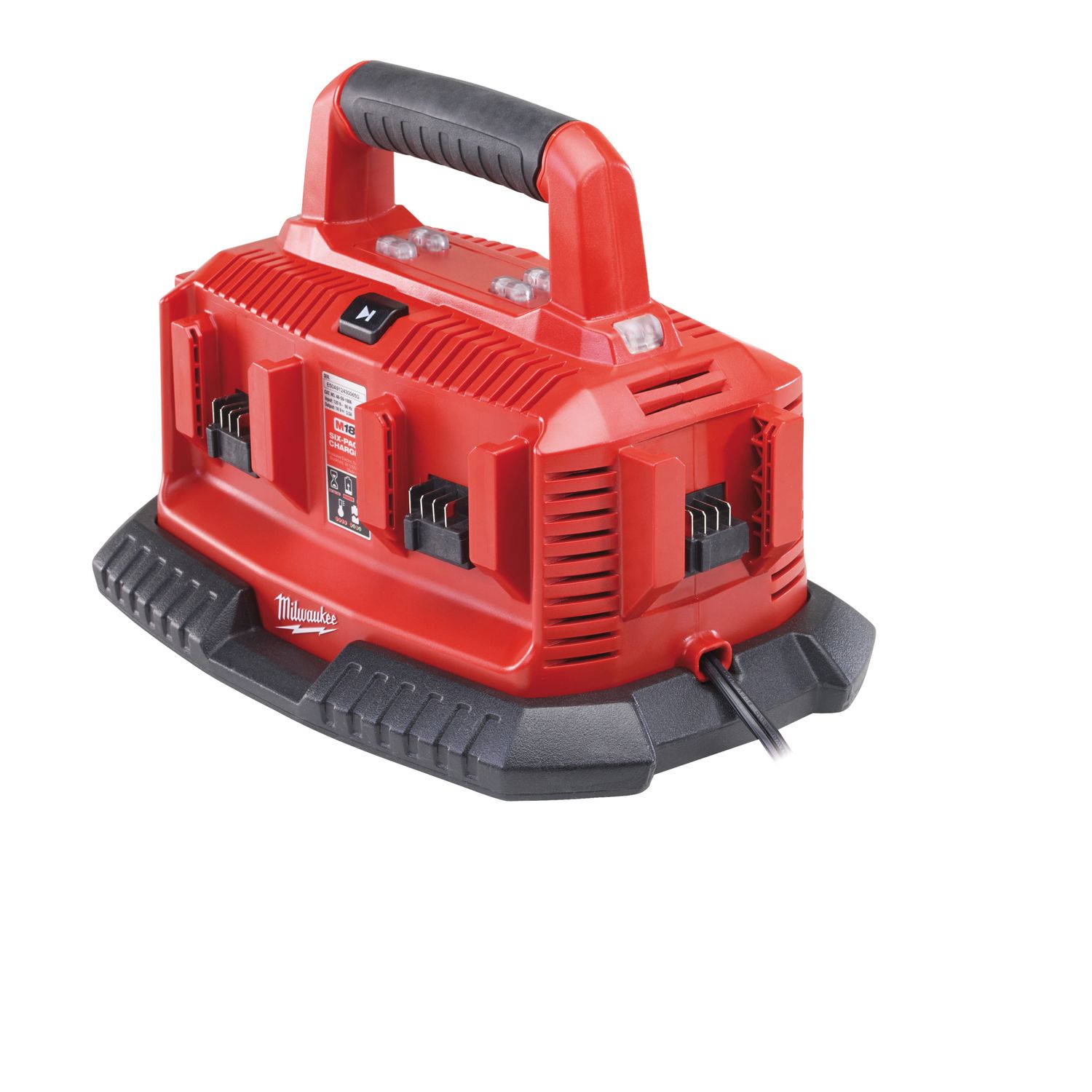 CARGADOR PARA 6 BATERIAS 14V - 18V MILWA