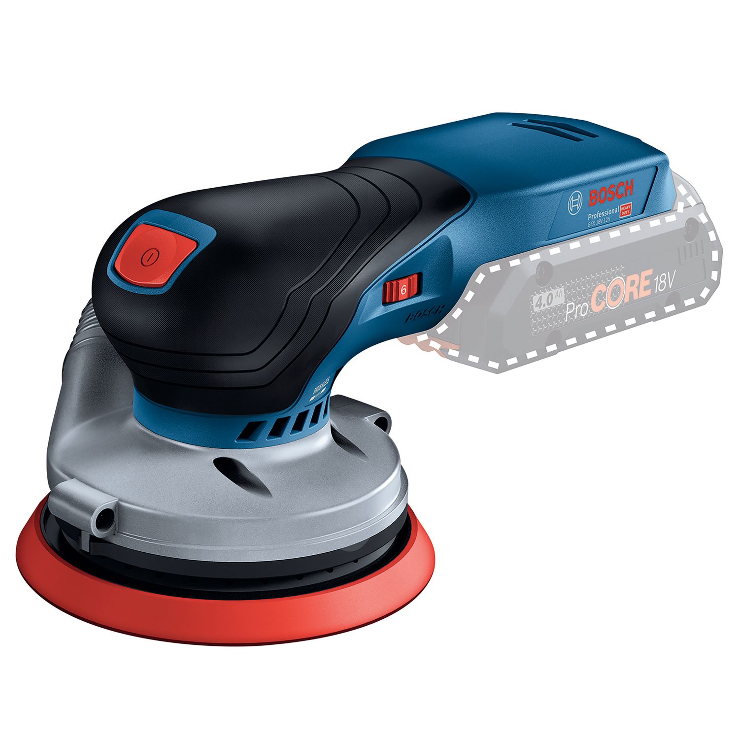 LIJADORA EXCÉNTRICA GEX 18V-125 SOLO