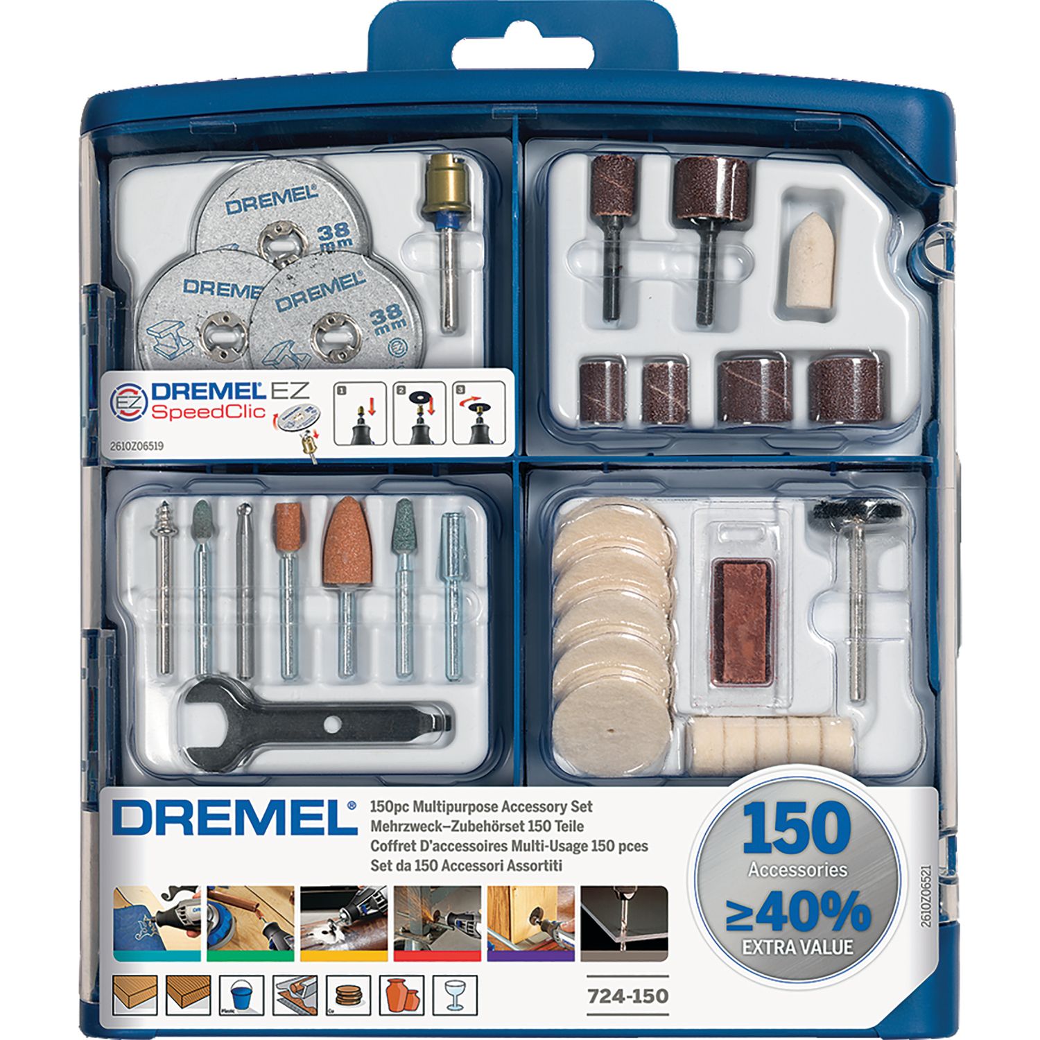 DREMEL ACCESORIOS CAJA 150 PIEZAS