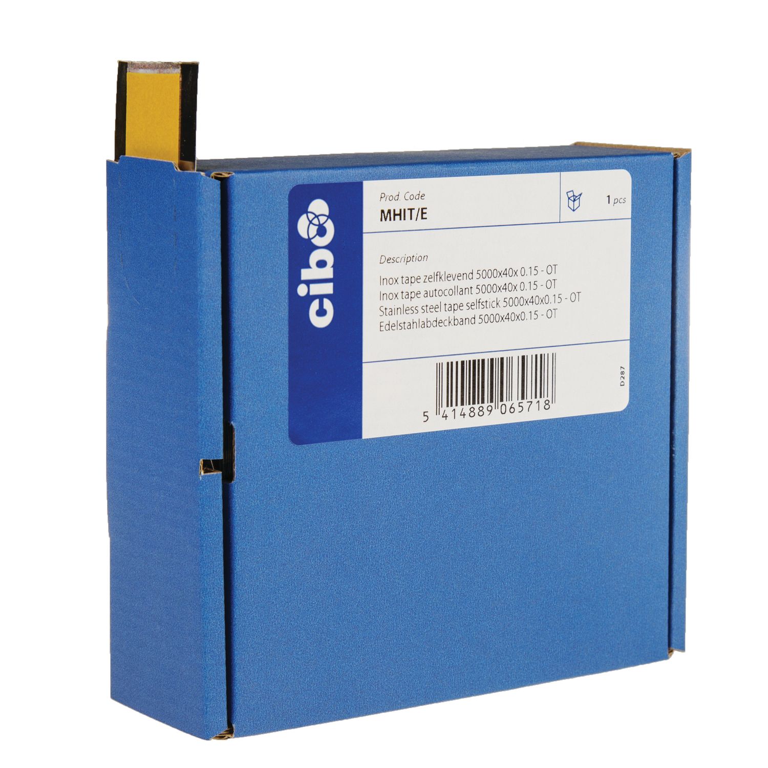 INOXTAPE AUTOADHESIVO 5000X 40X0,15