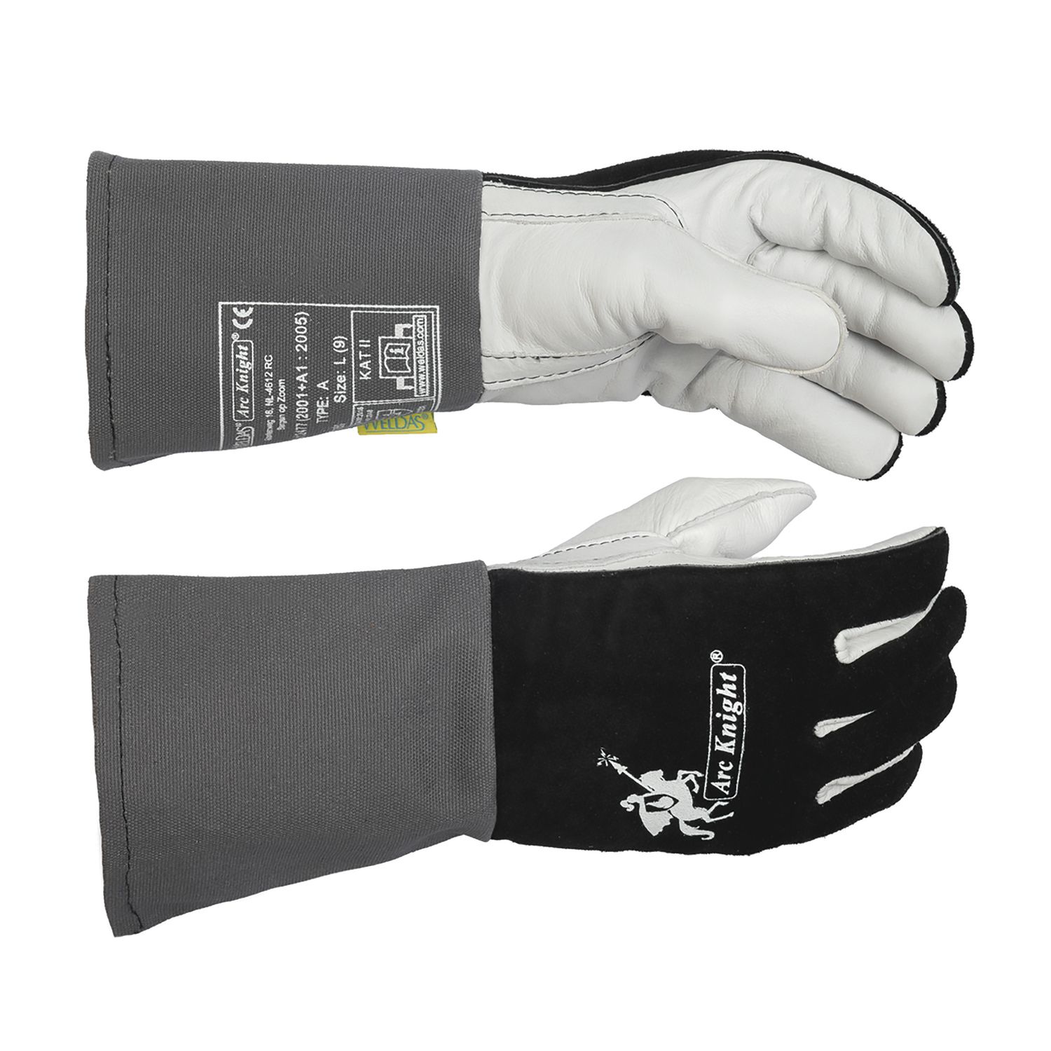 GUANTE DE SOLDADURA ARC KNIGHT NEGRO CUE