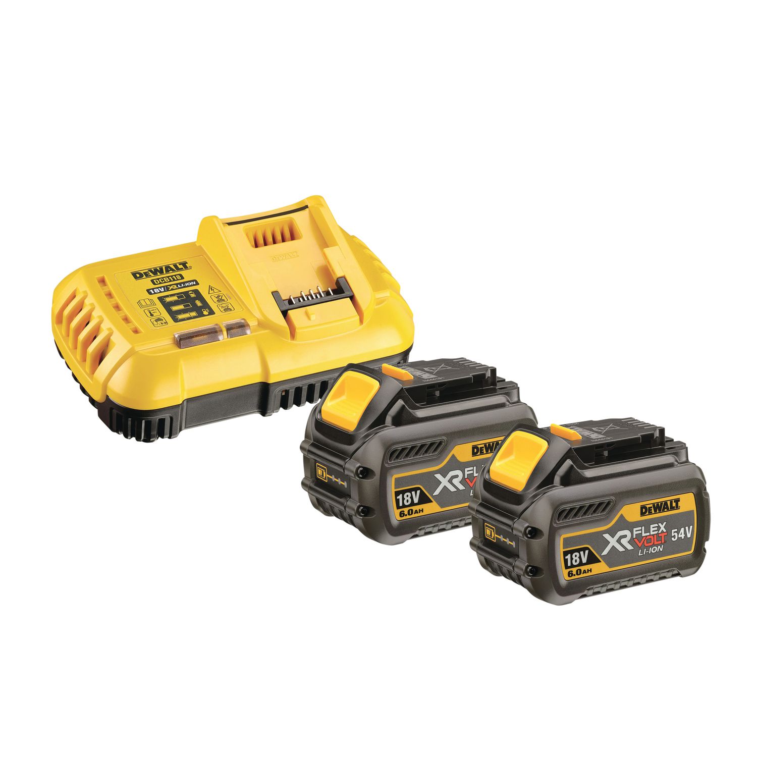 PACK 2BATT XR FLEXVOLT 18V/54V 6AH/2AH