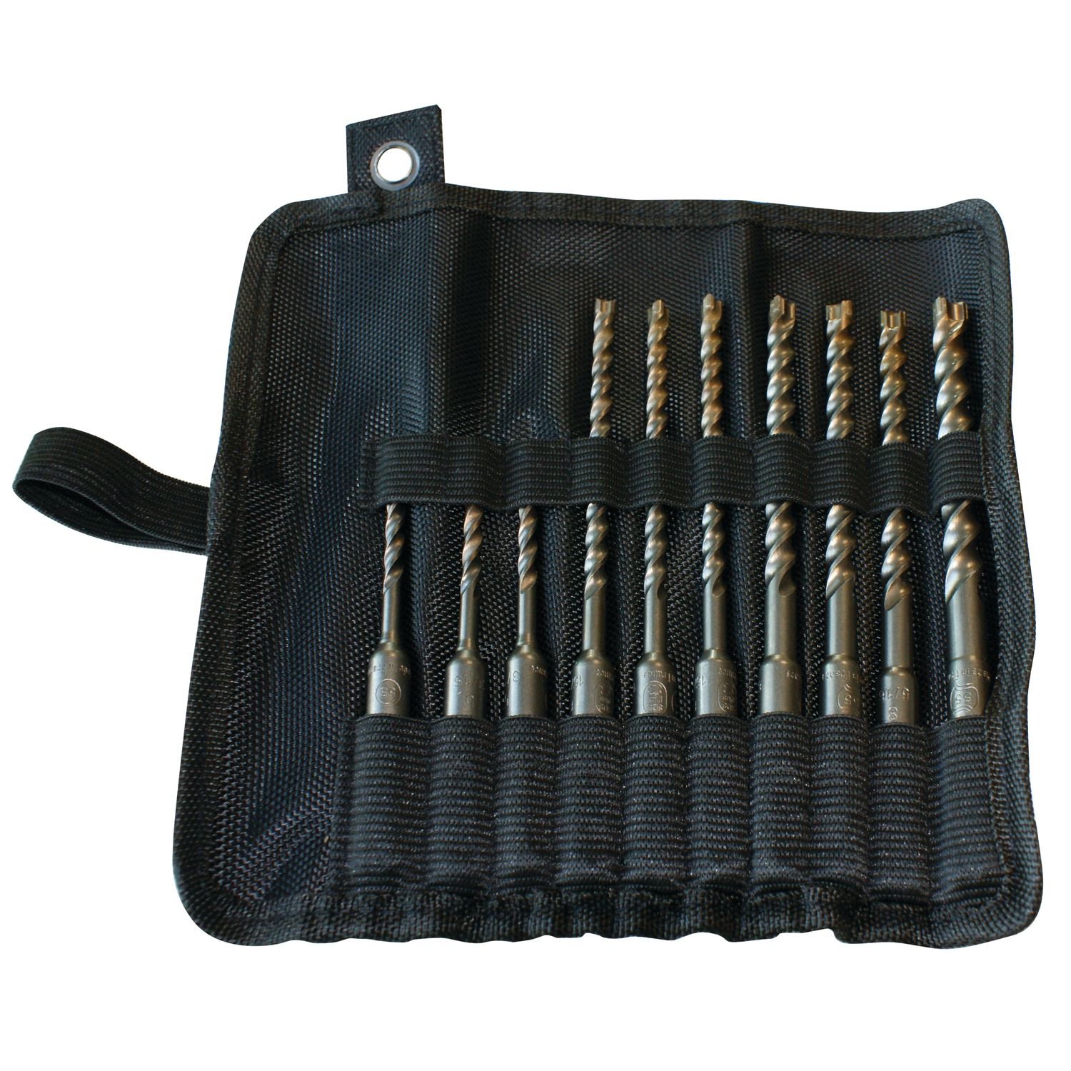 KIT DE 10 TALADROS TECHPRO PARA HORMIGÓN