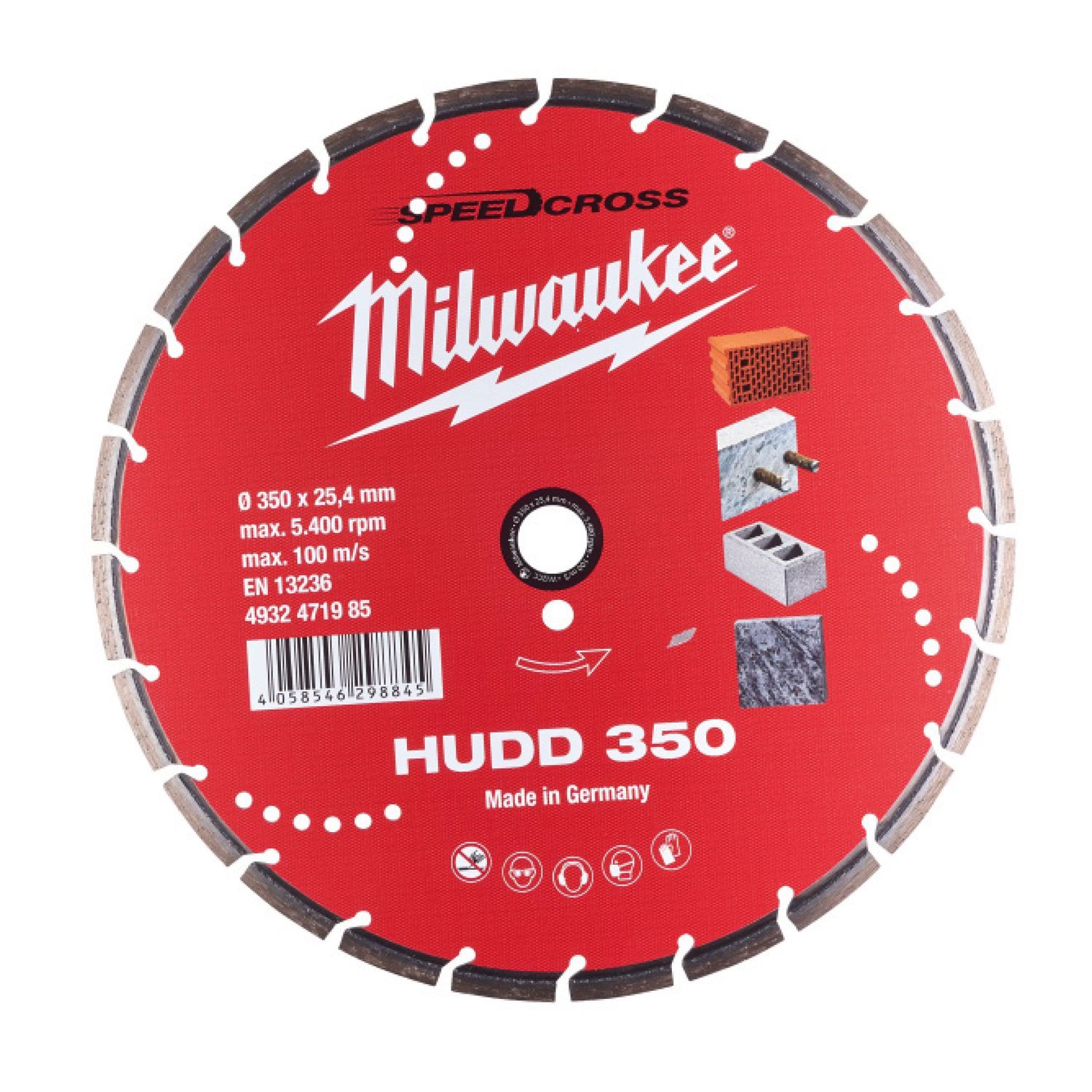 DISCO DE DIAMANTE MILWAUKEE PREMIUM D350