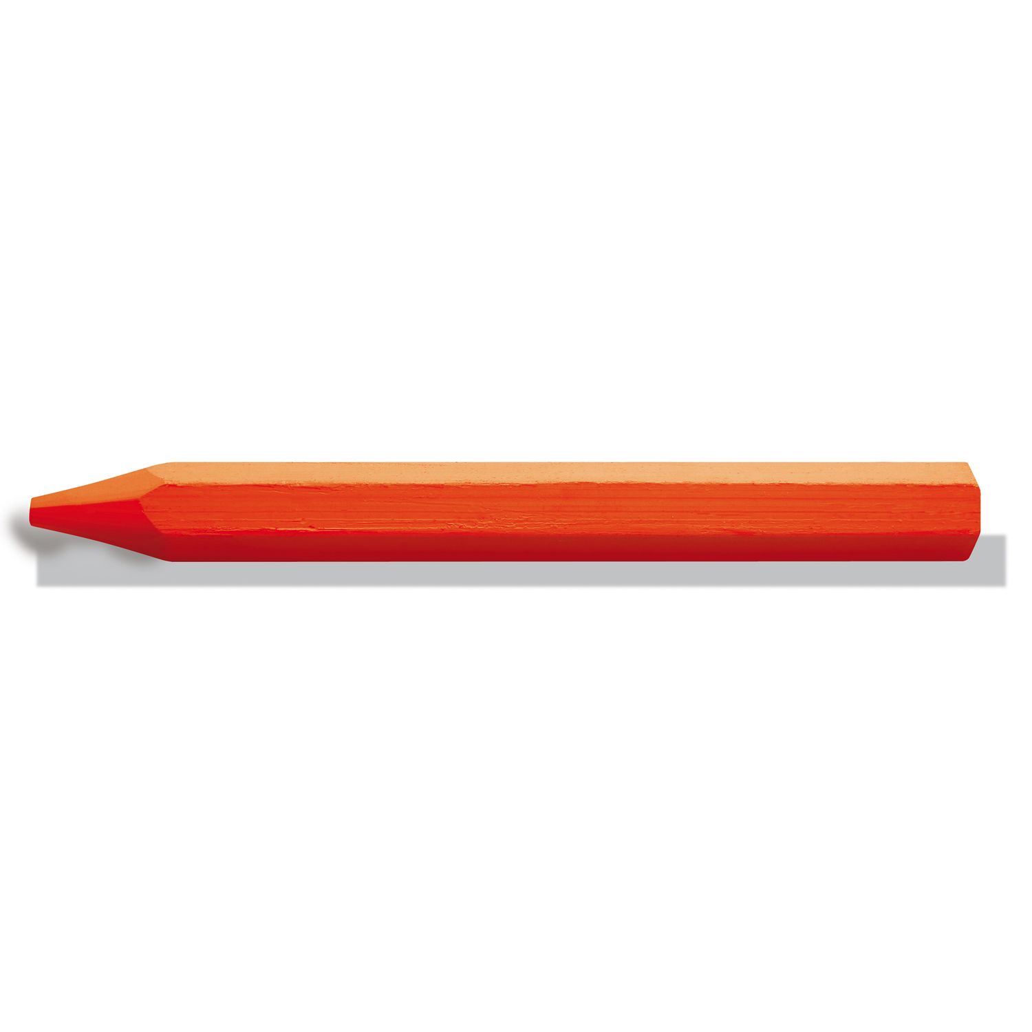 TIZA LUMINISCENTE P/MADERA NARANJA X12