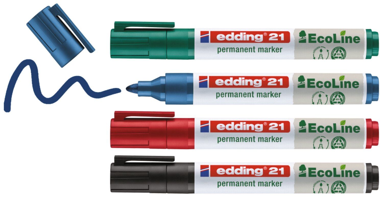 ECO PERMANENT MARKER PTE 1.5-3MM X4