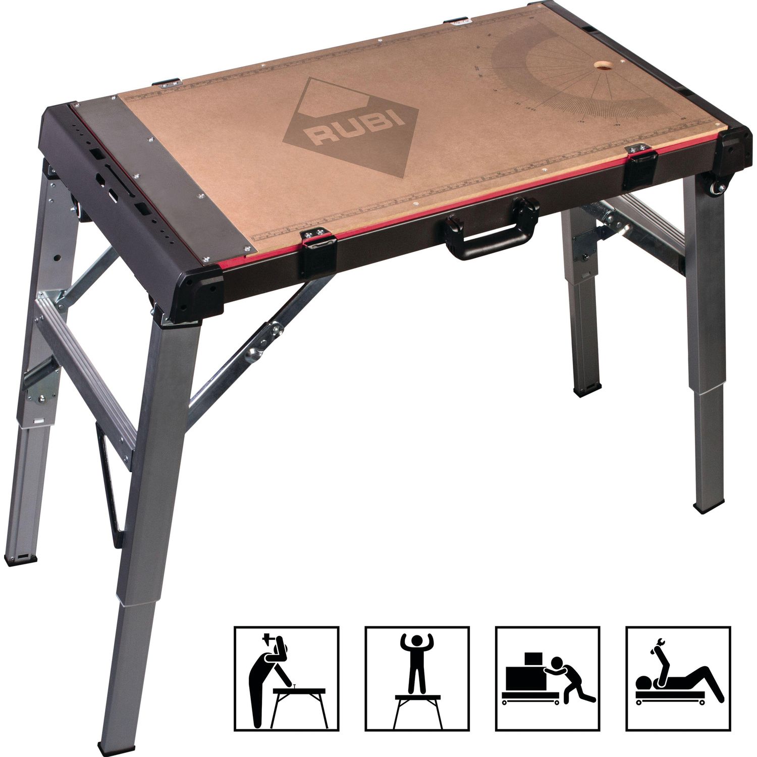 MESA DE TRABAJO AJUSTABLE 4 EN 1
