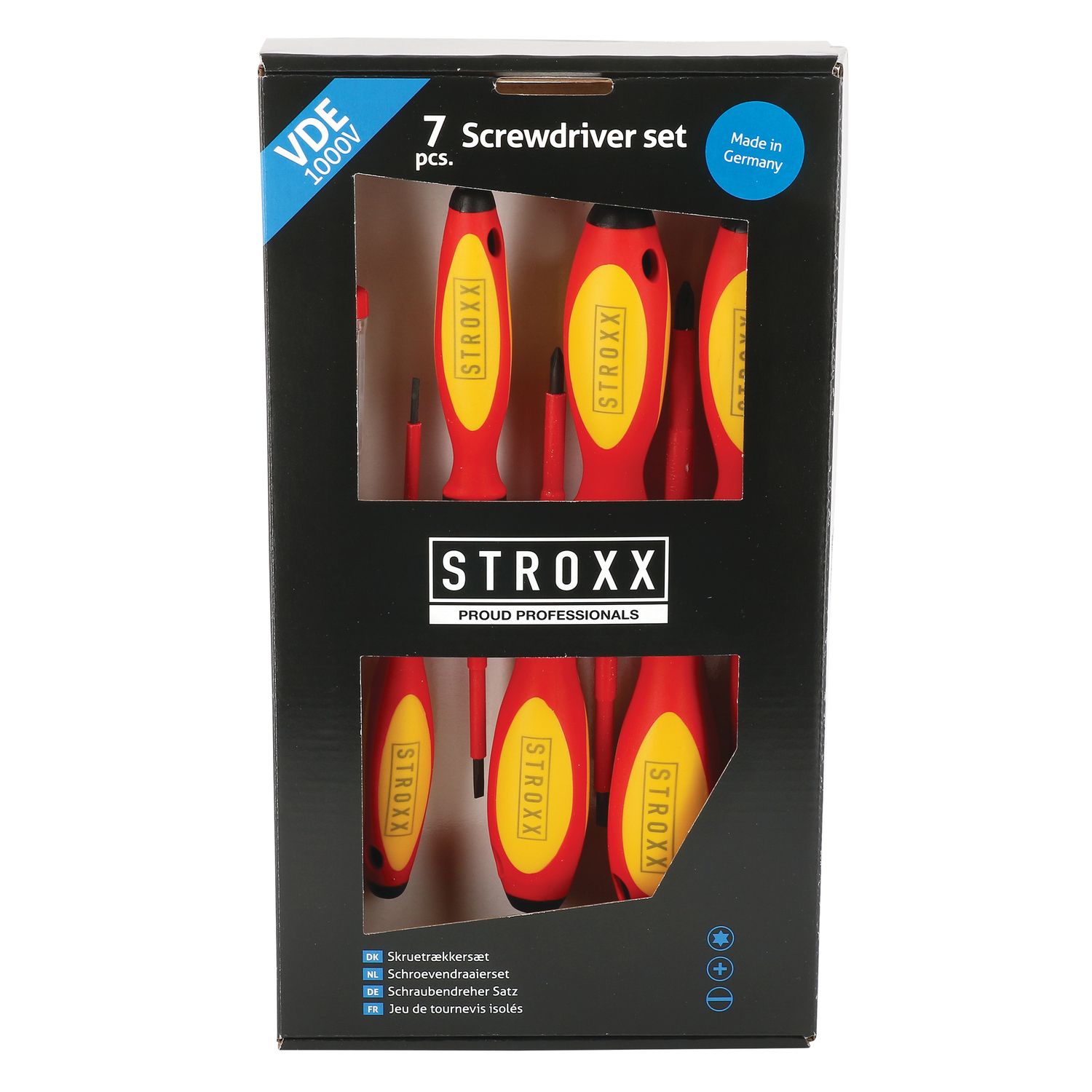 JUEGO DE 7 DESTORNILLADORES STROXX ELECT