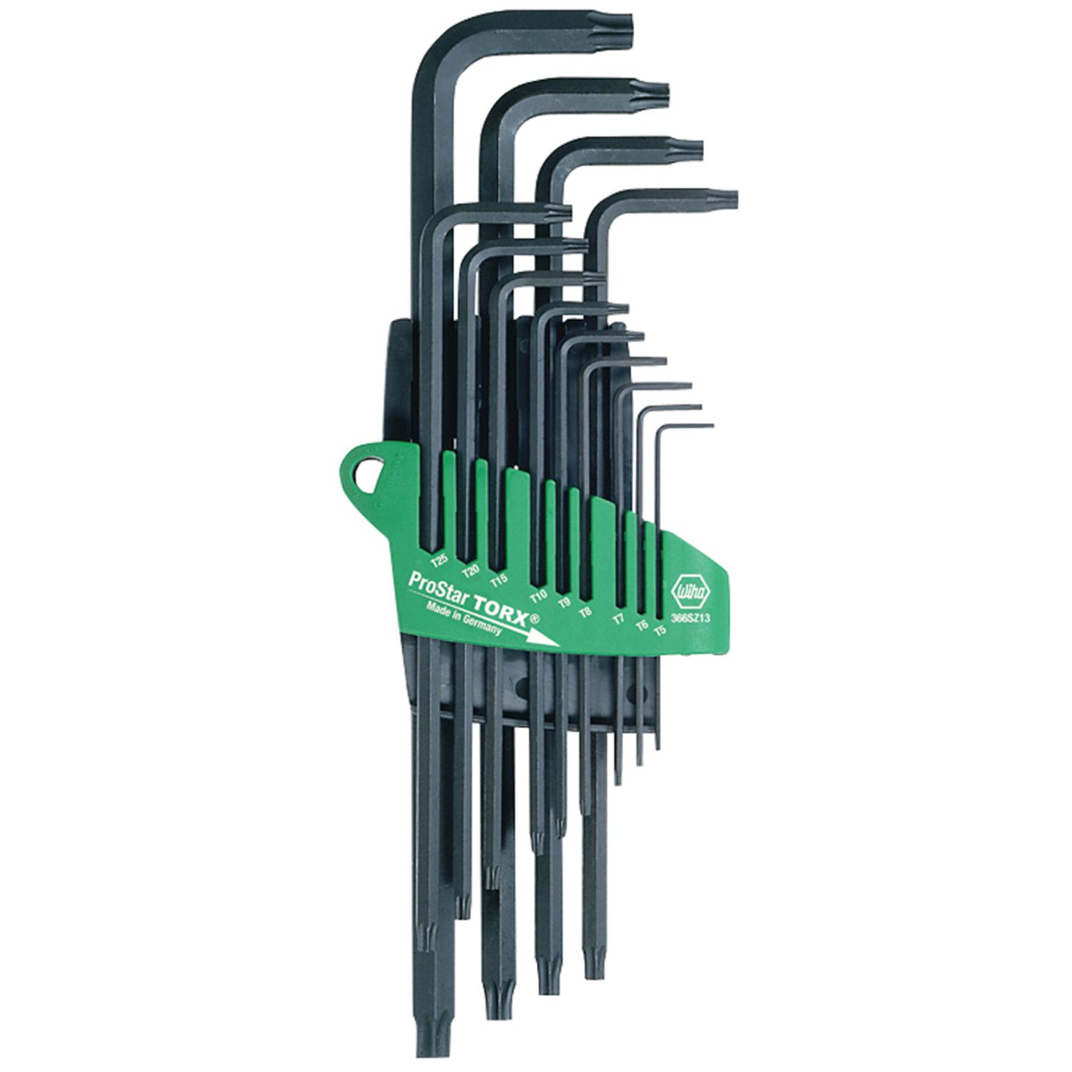 JUEGO DE 13 LLAVES TORX LARGAS BRUÑIDAS